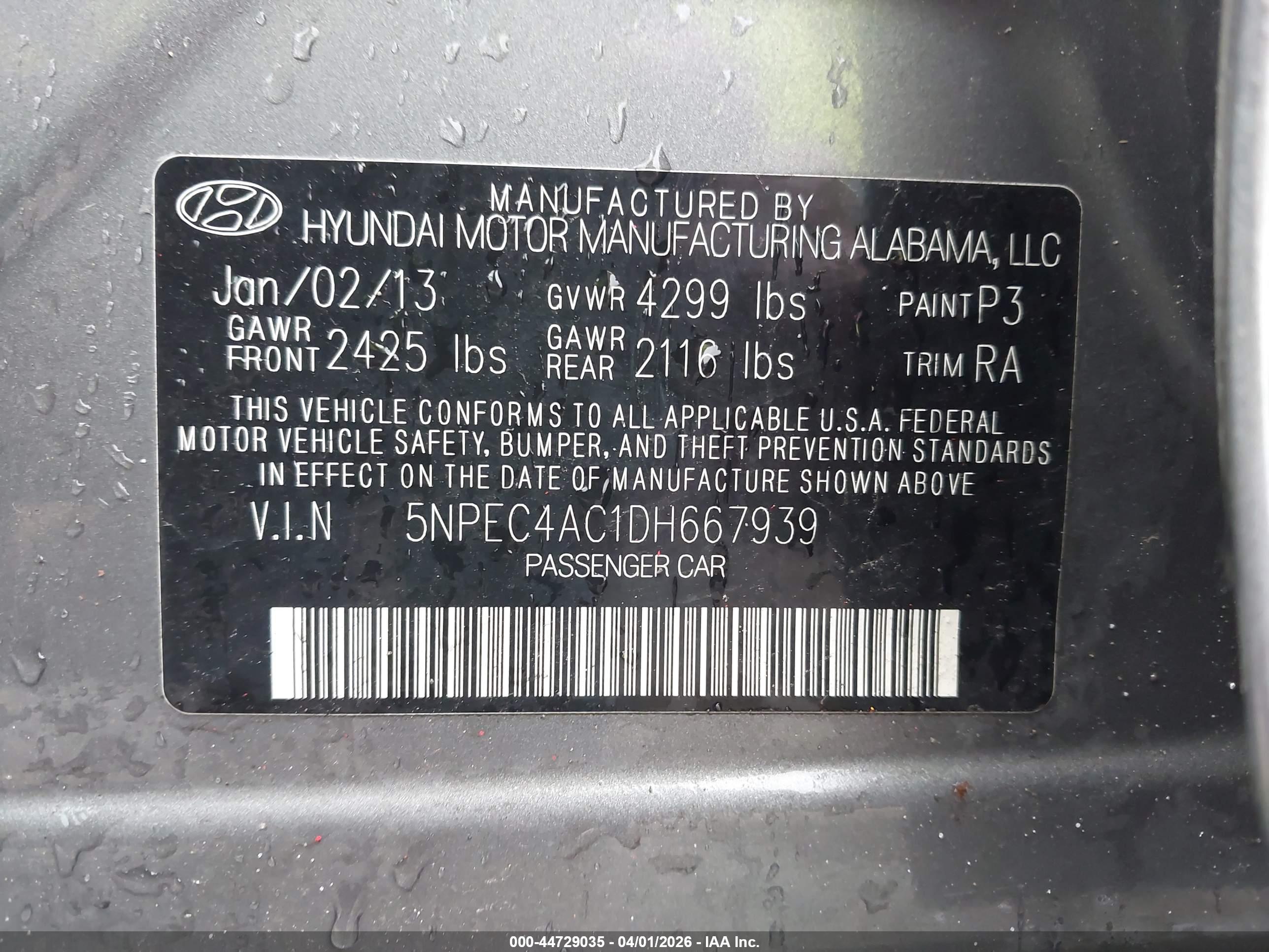 HYUNDAI SONATA image 9