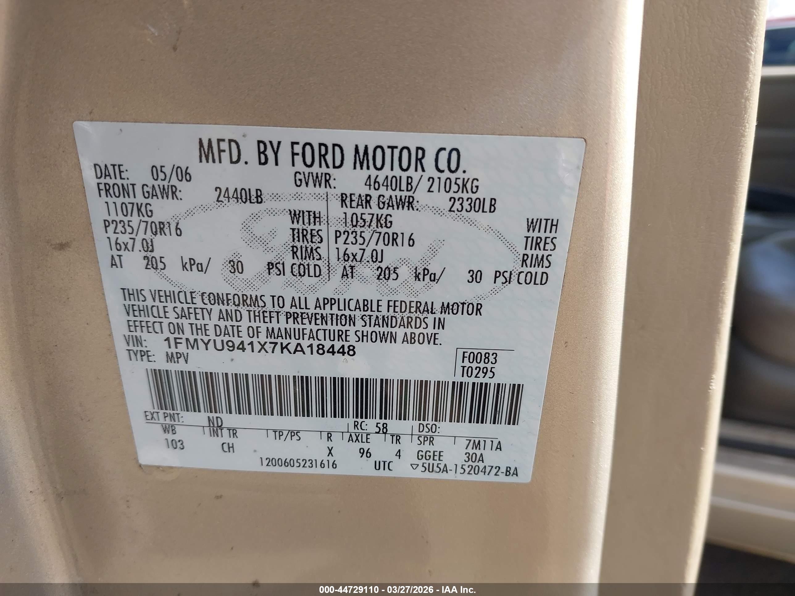 FORD ESCAPE image 9