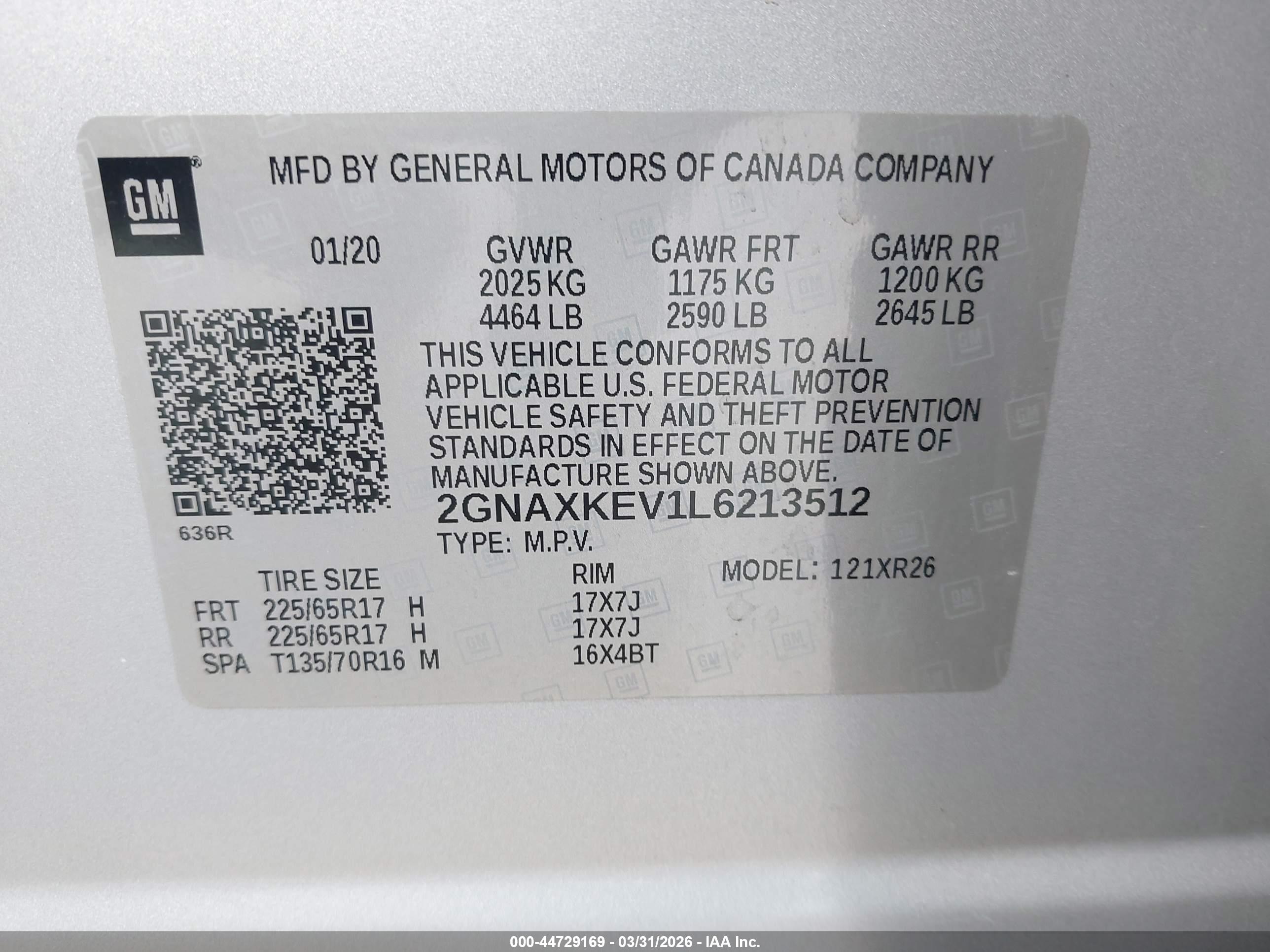 CHEVROLET EQUINOX image 9