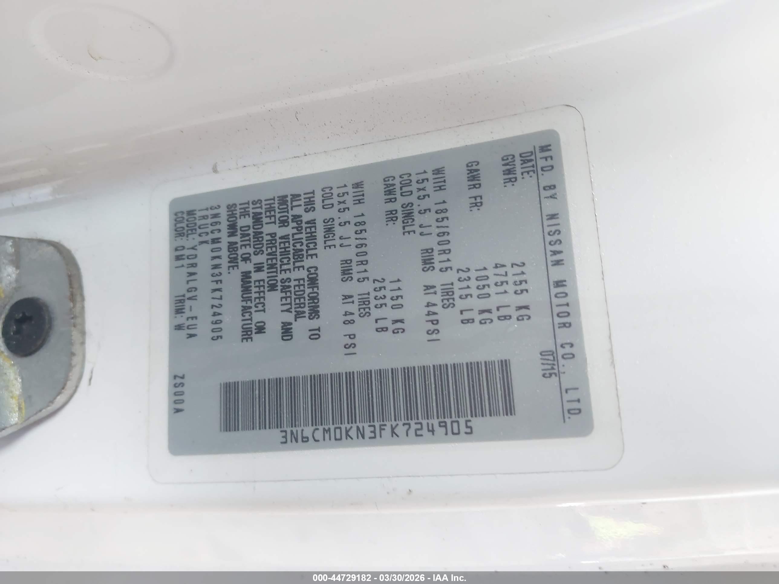 NISSAN NV200 image 9
