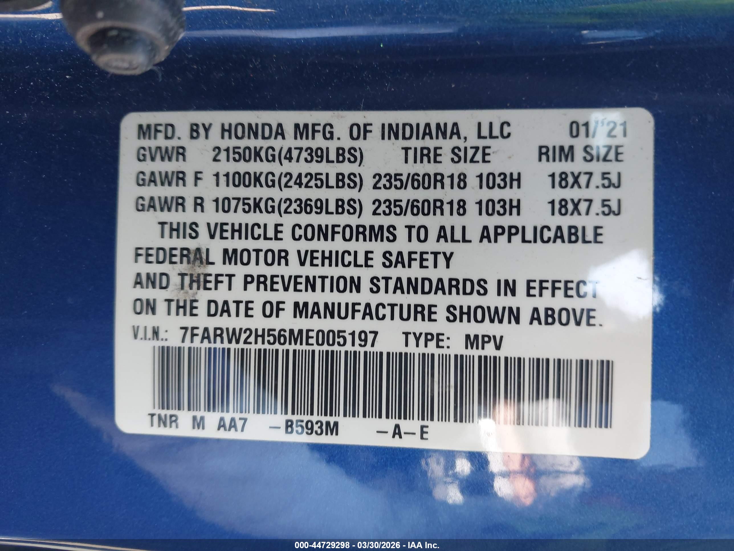 HONDA CR-V image 9