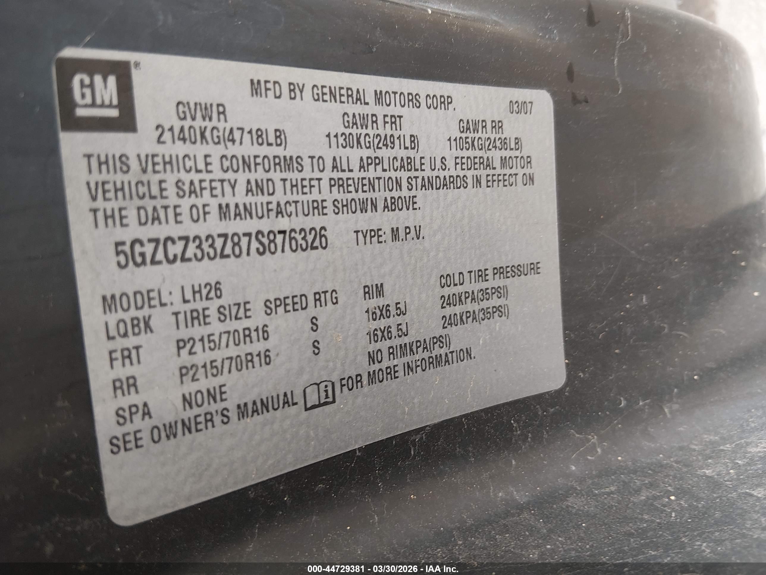 SATURN VUE image 9