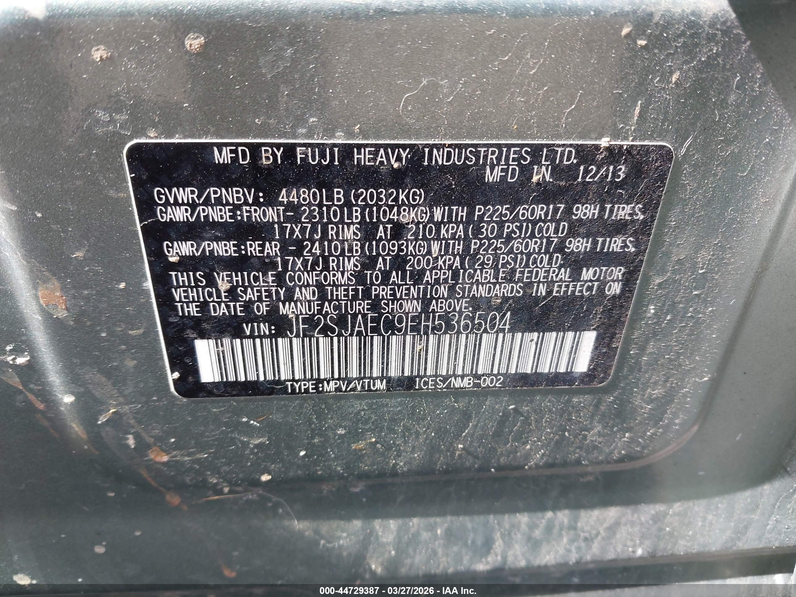 SUBARU FORESTER image 9