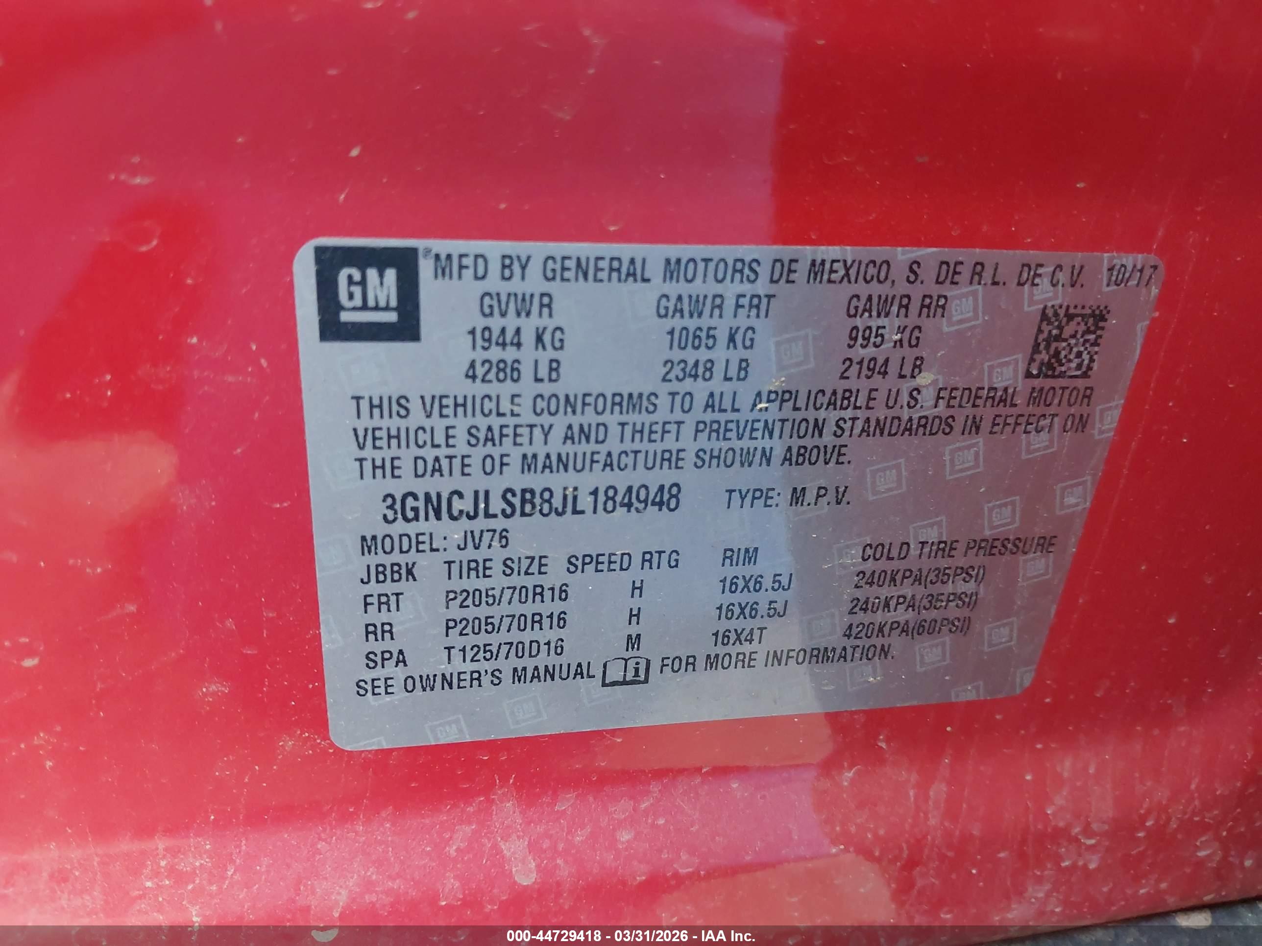CHEVROLET TRAX image 9