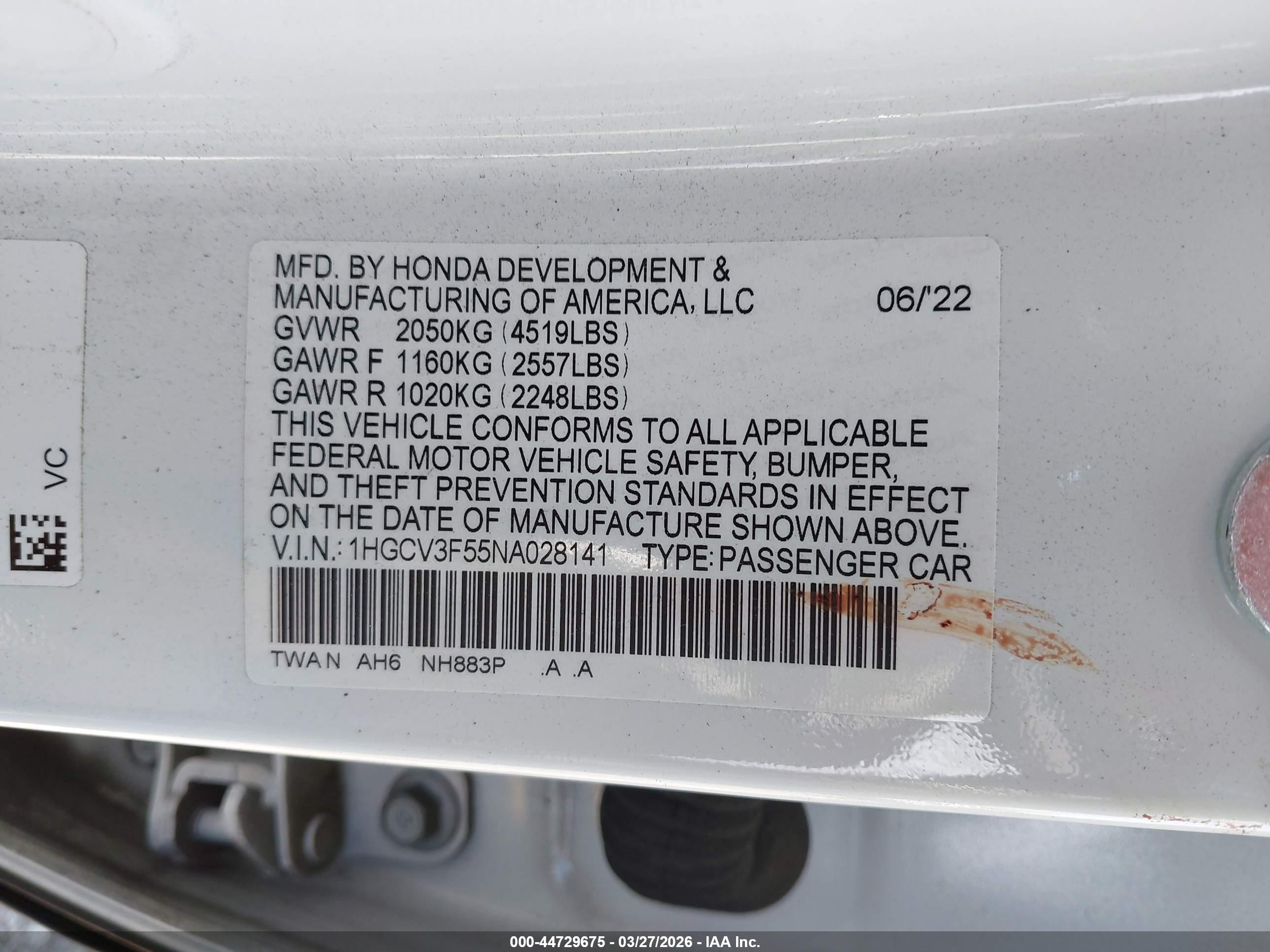 HONDA ACCORD image 9