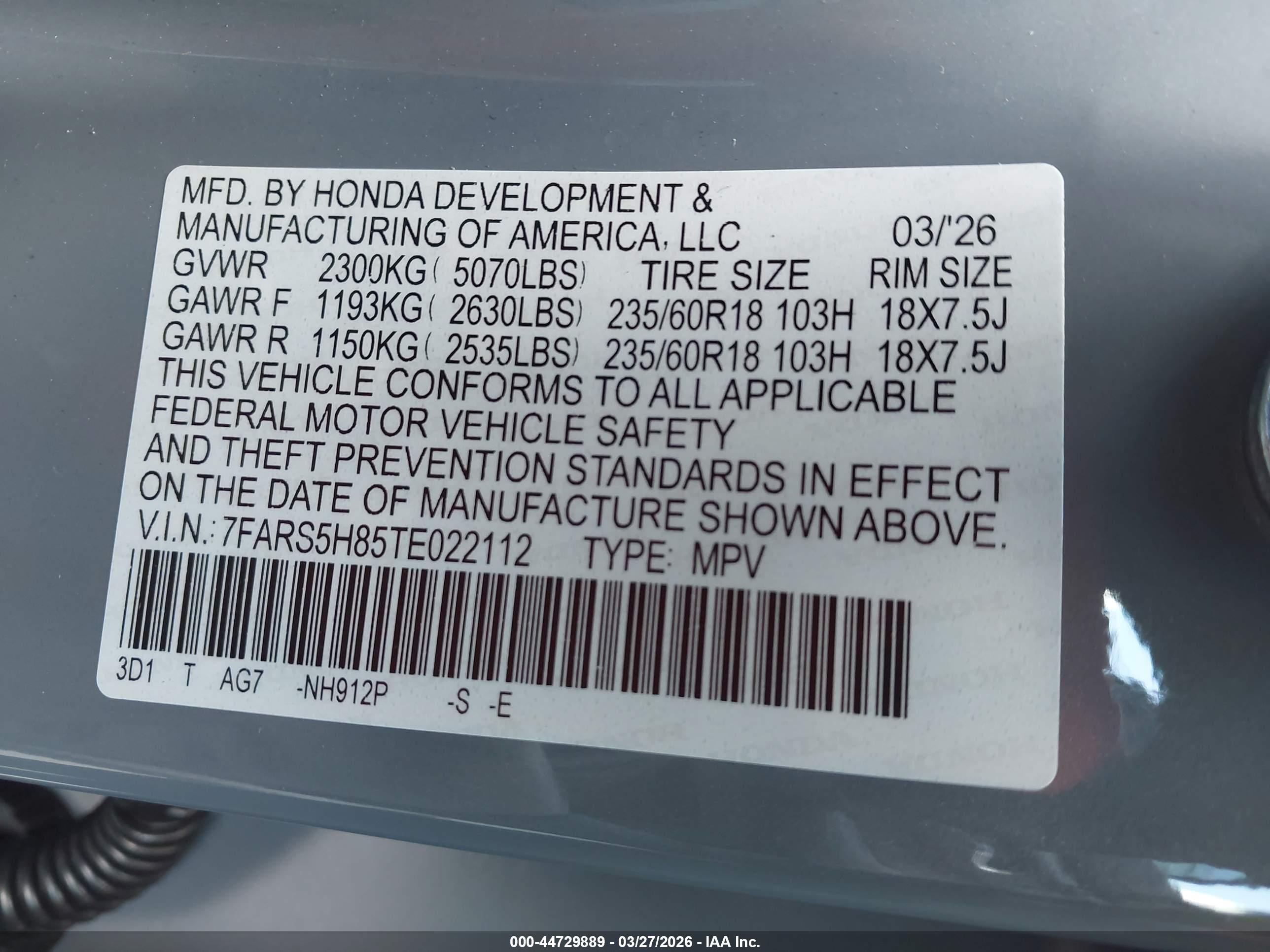HONDA CR-V image 9