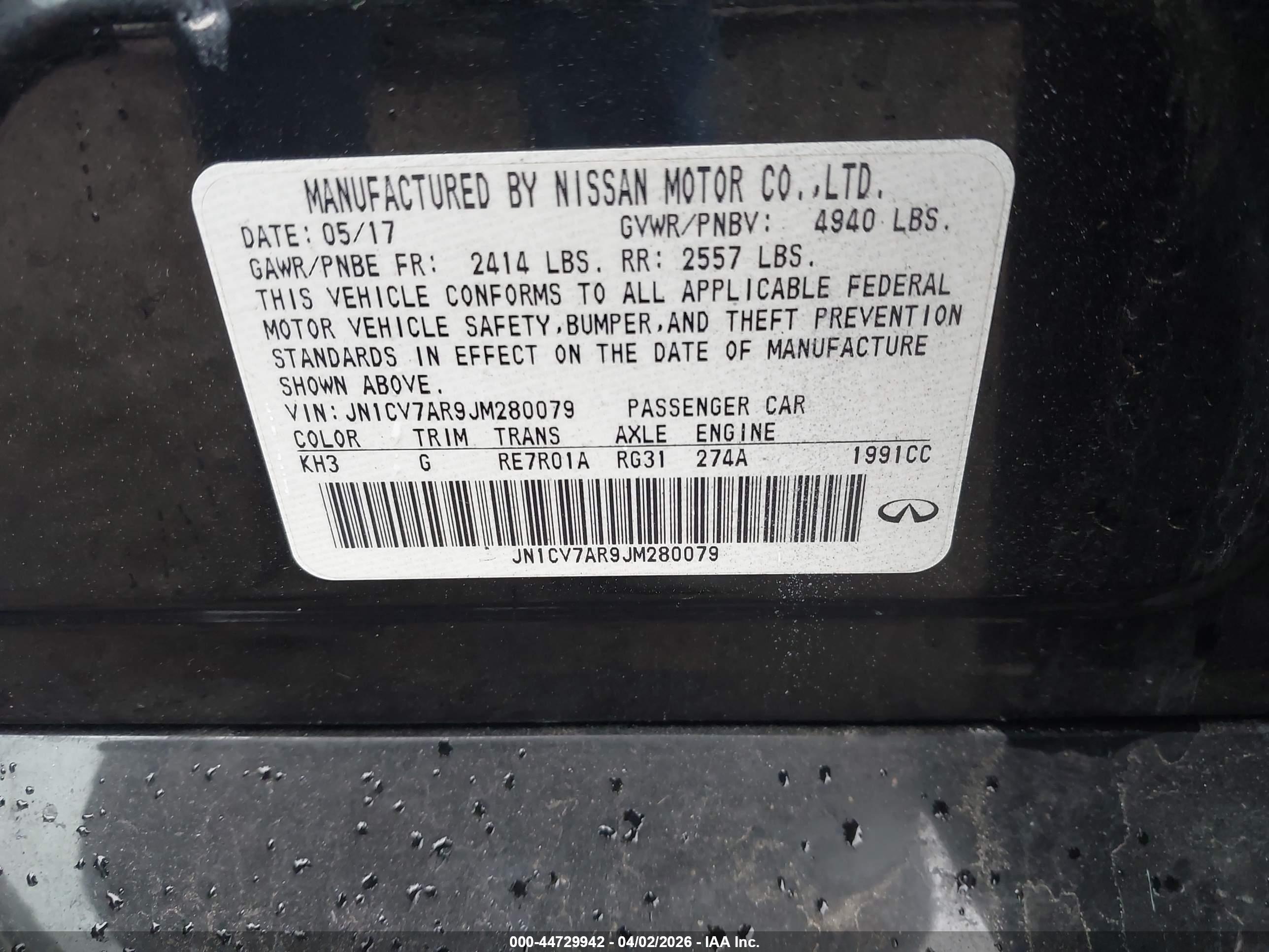 INFINITI Q50 image 9