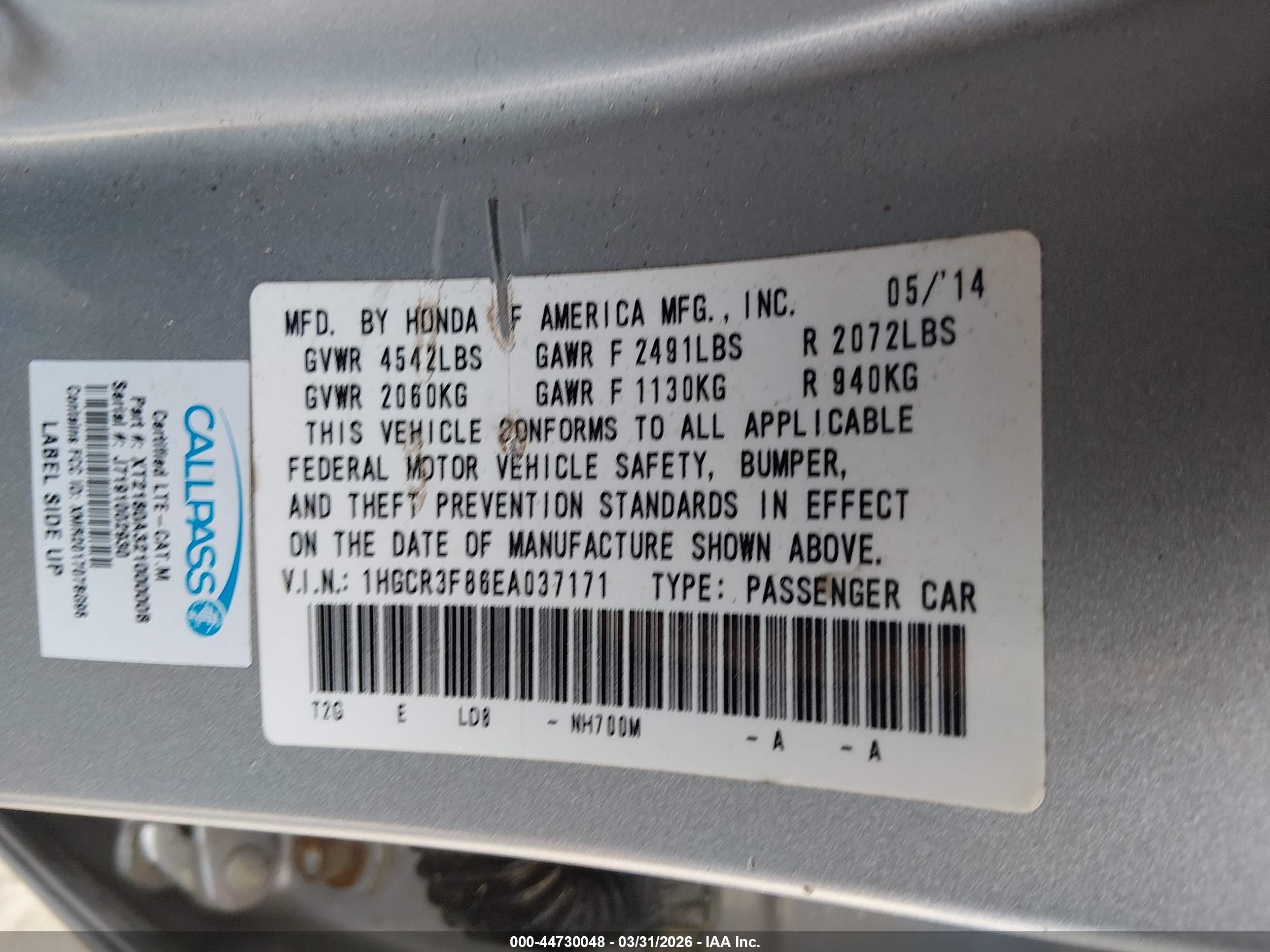 HONDA ACCORD image 9