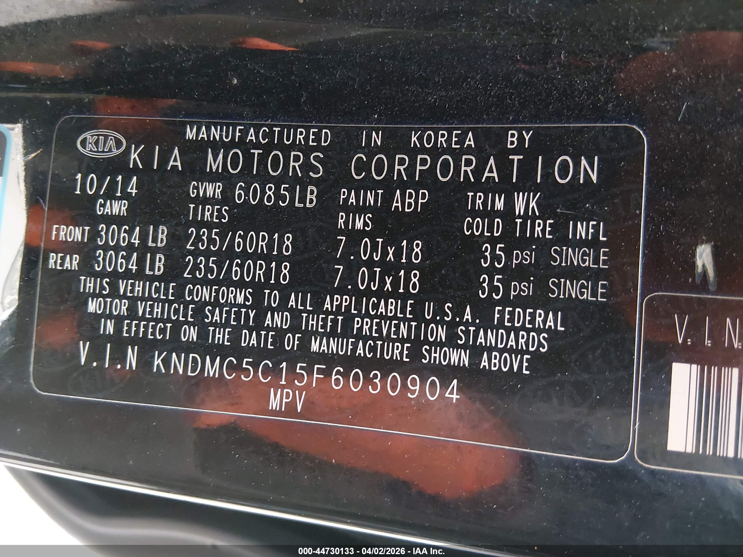 KIA SEDONA image 9