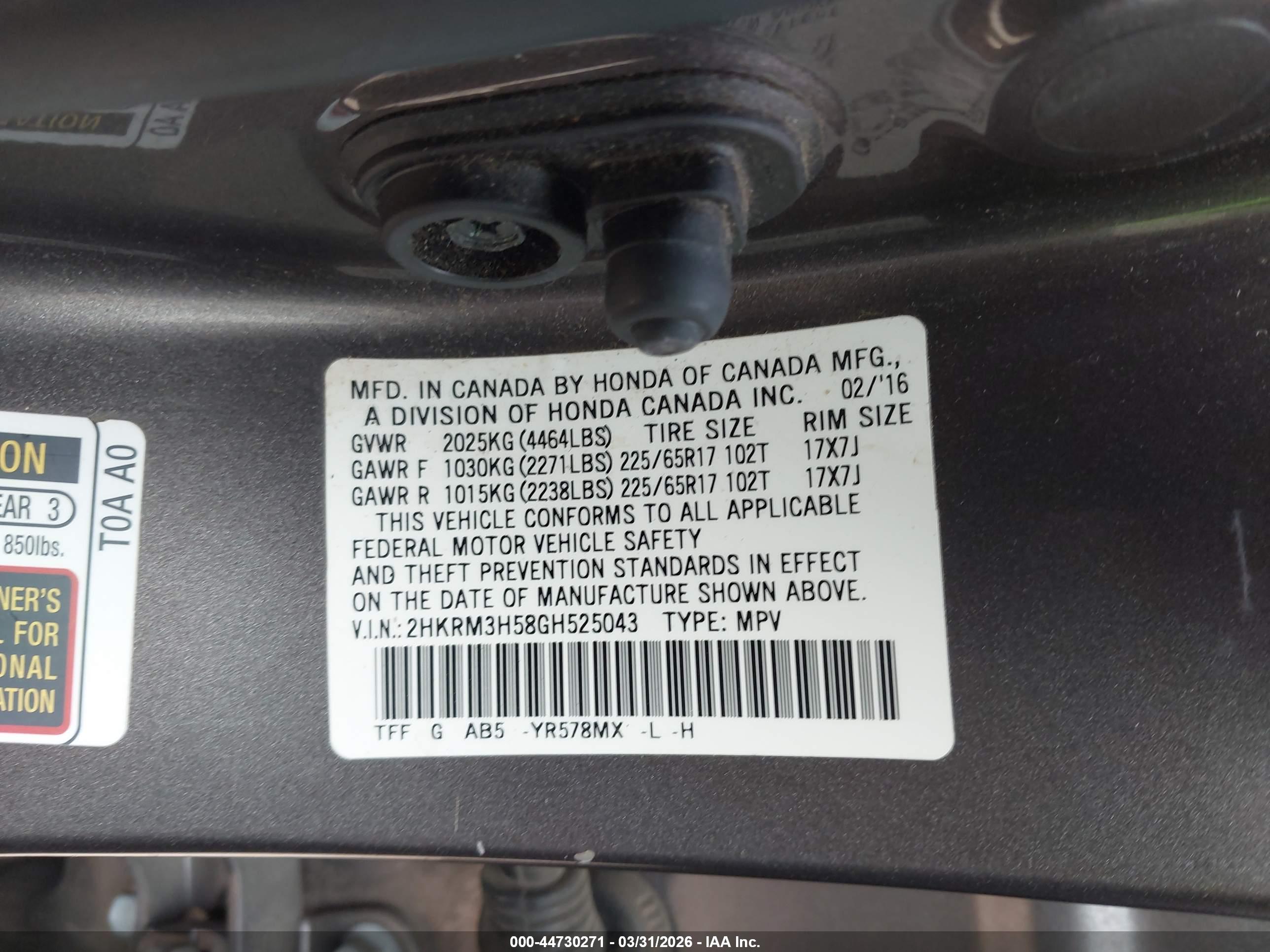 HONDA CR-V image 9