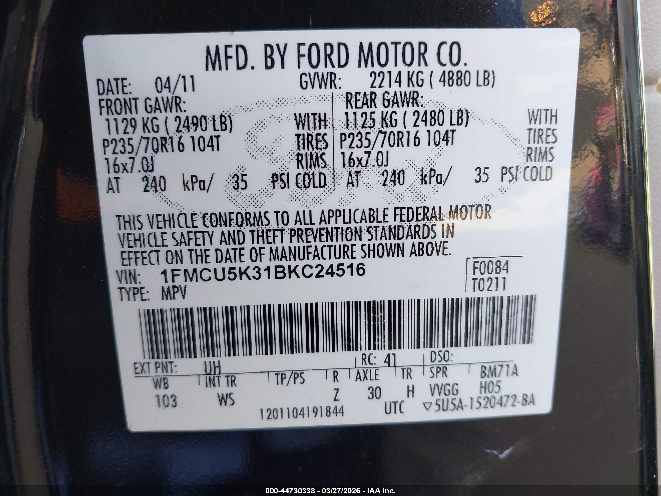 FORD ESCAPE image 9