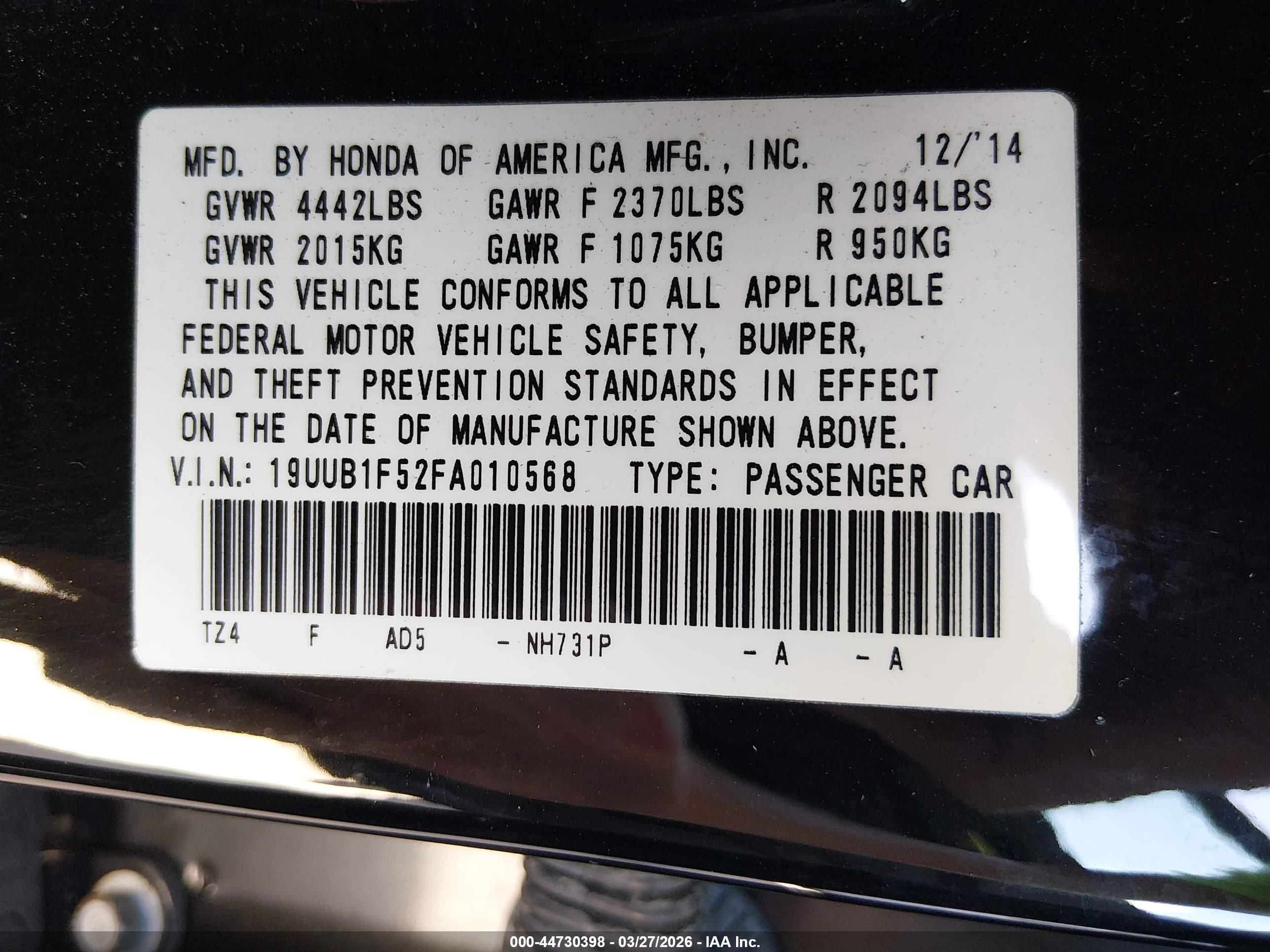 ACURA TLX image 9