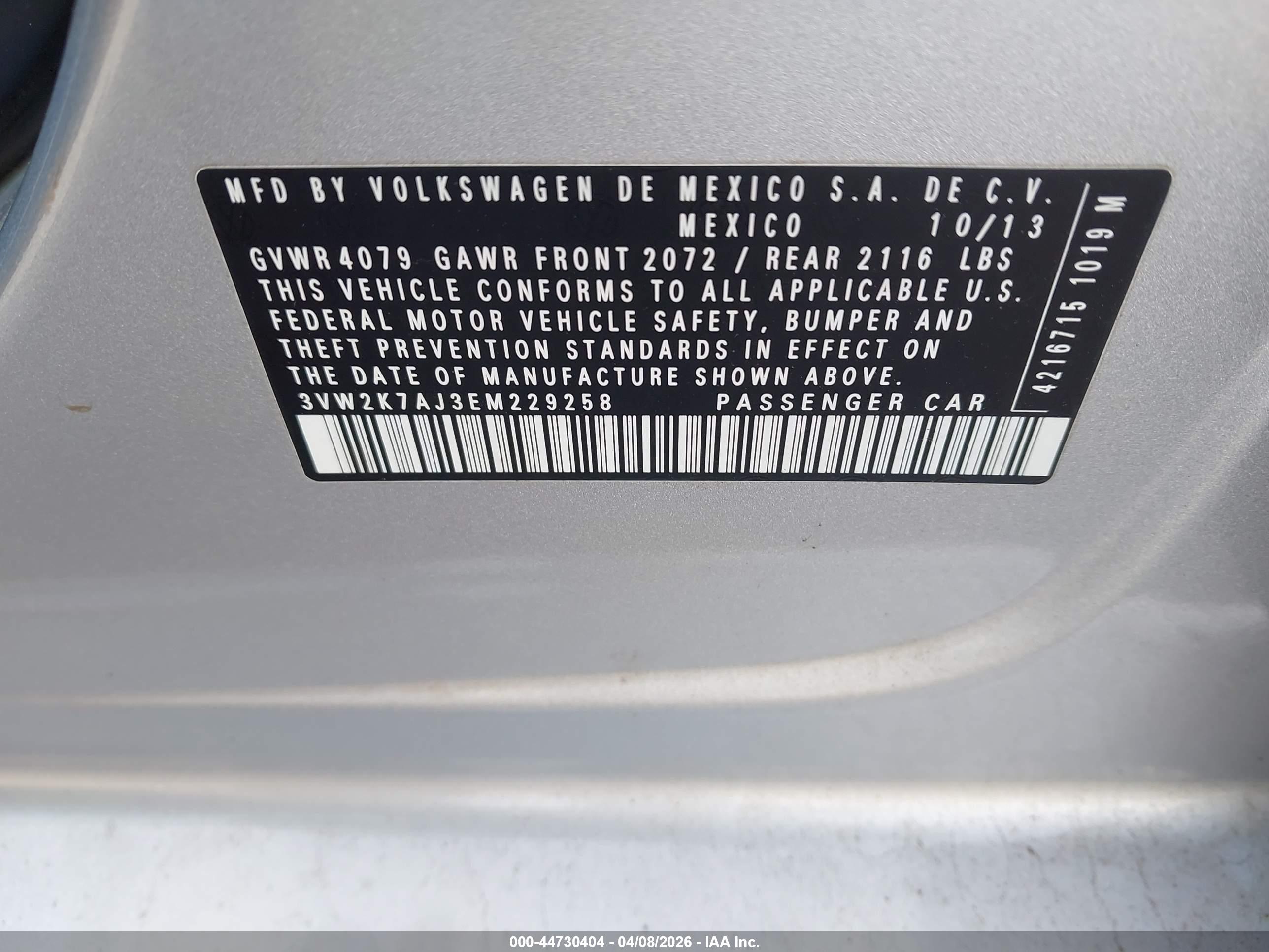 VOLKSWAGEN JETTA image 9