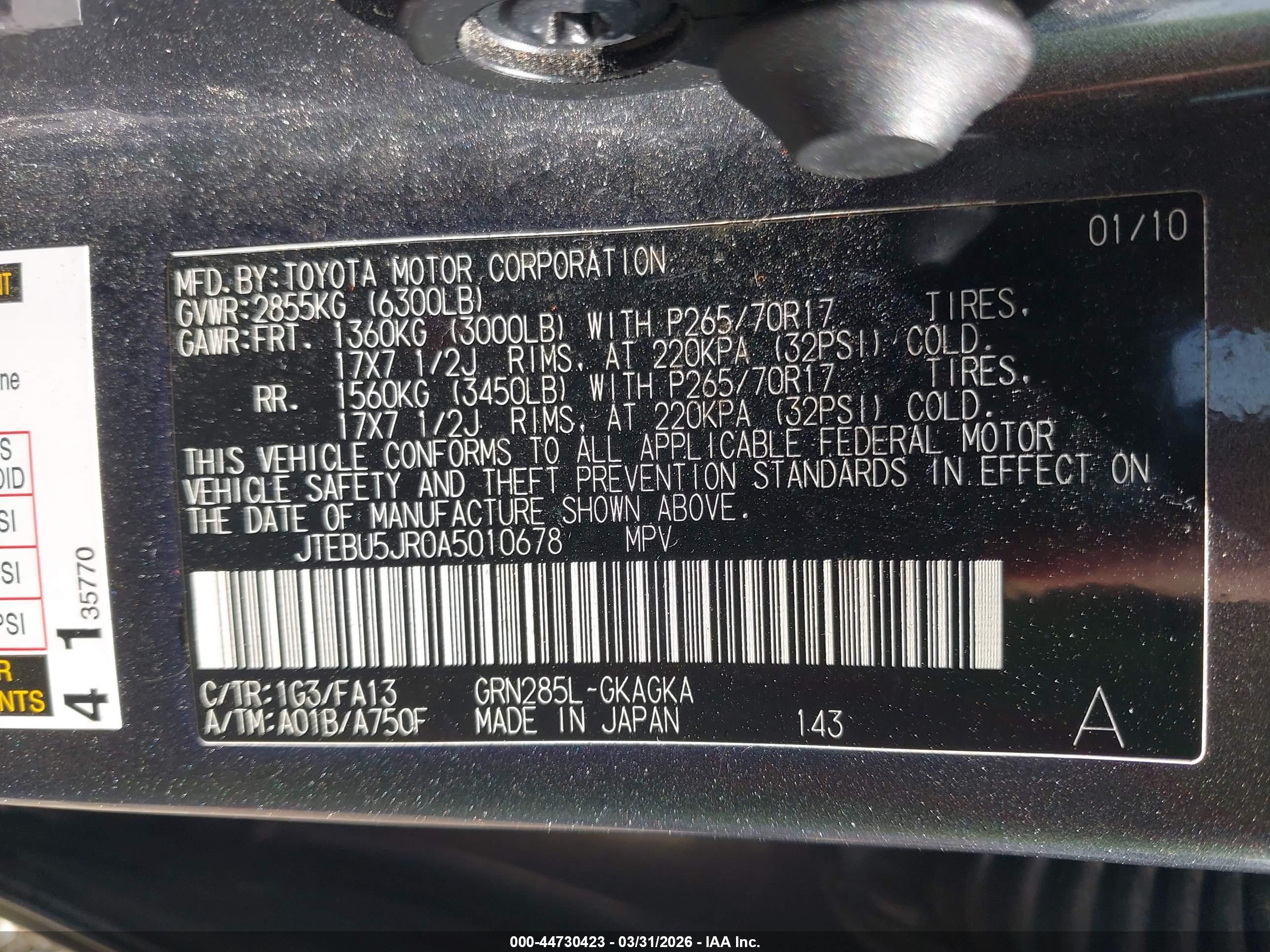 TOYOTA 4RUNNER image 9