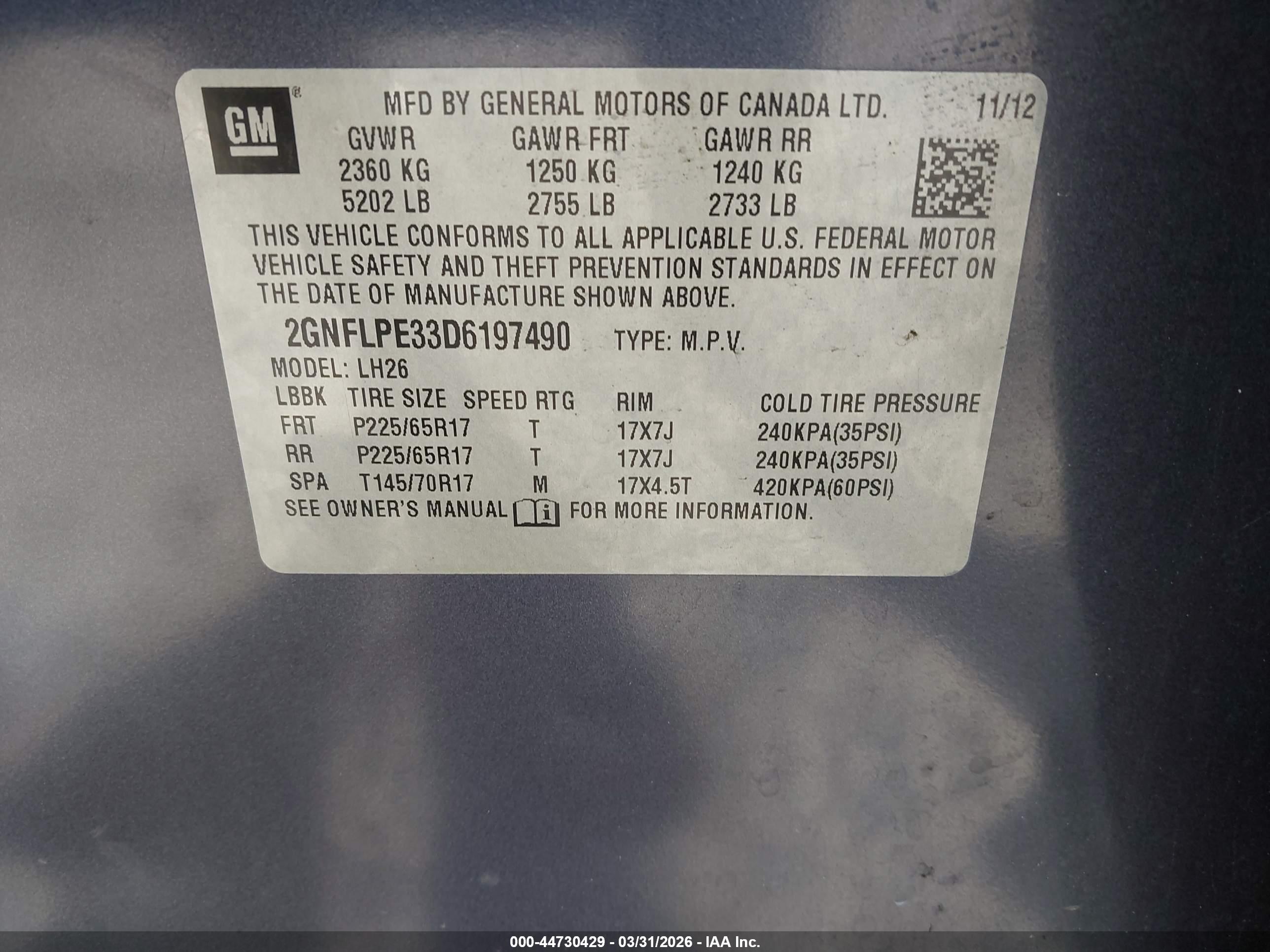 CHEVROLET EQUINOX image 9