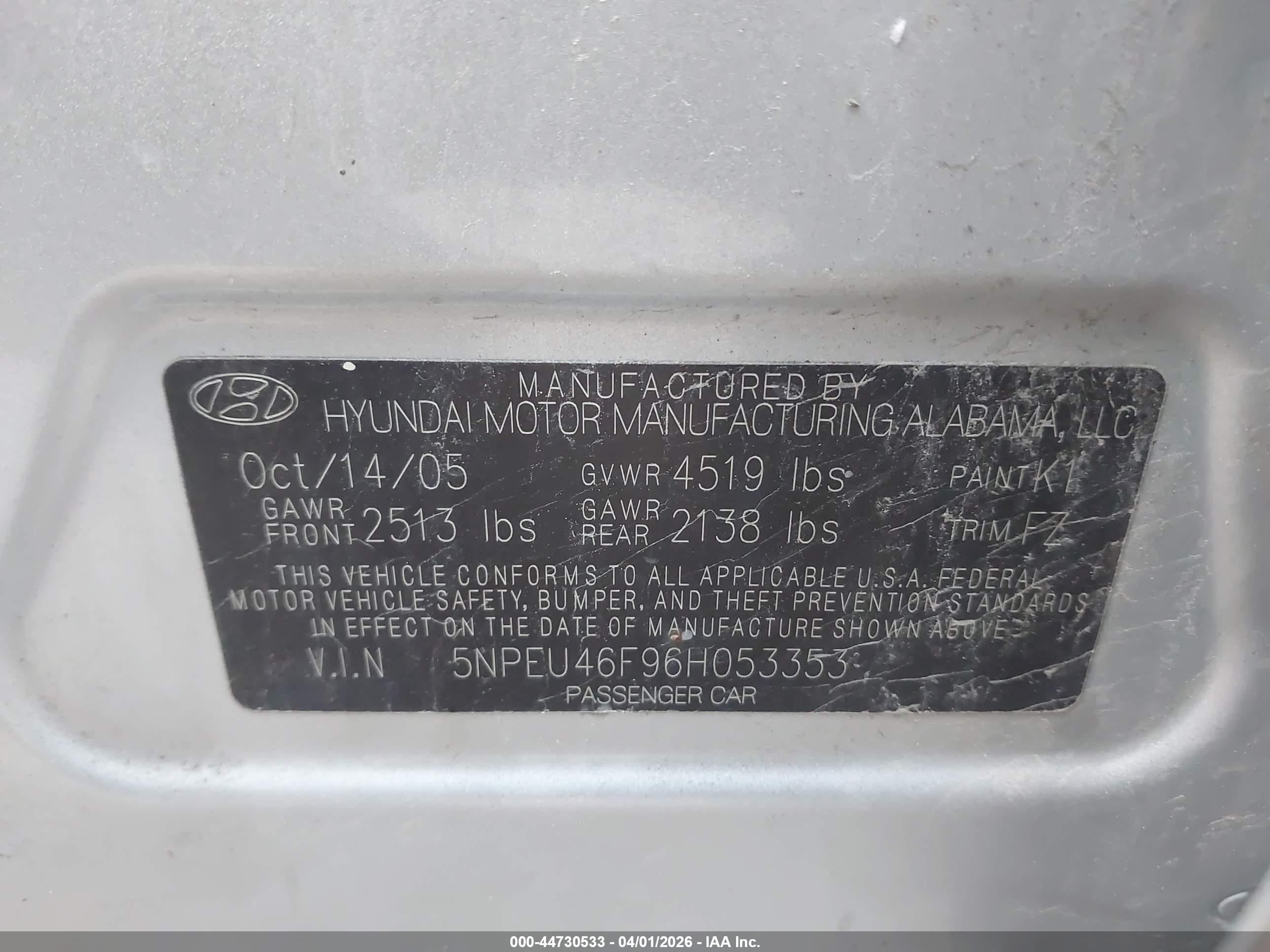 HYUNDAI SONATA image 9