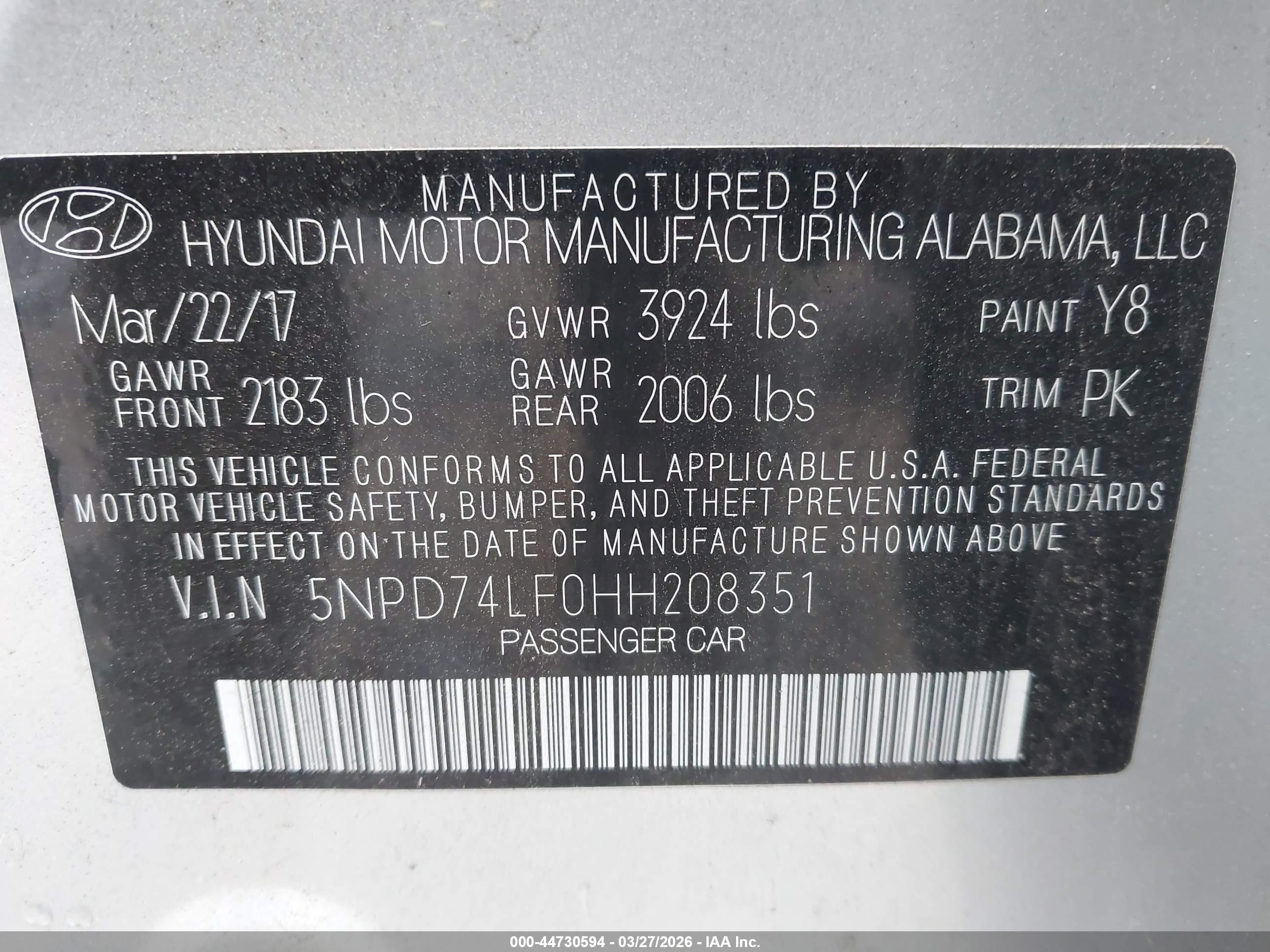 HYUNDAI ELANTRA image 9