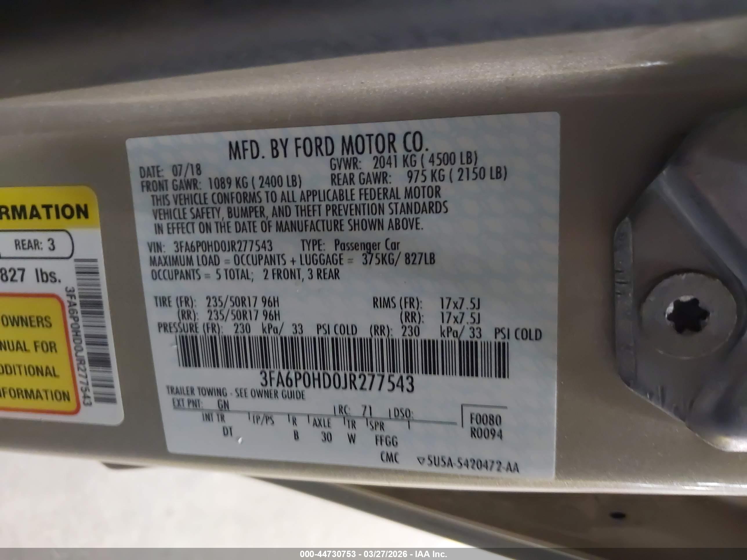FORD FUSION image 9