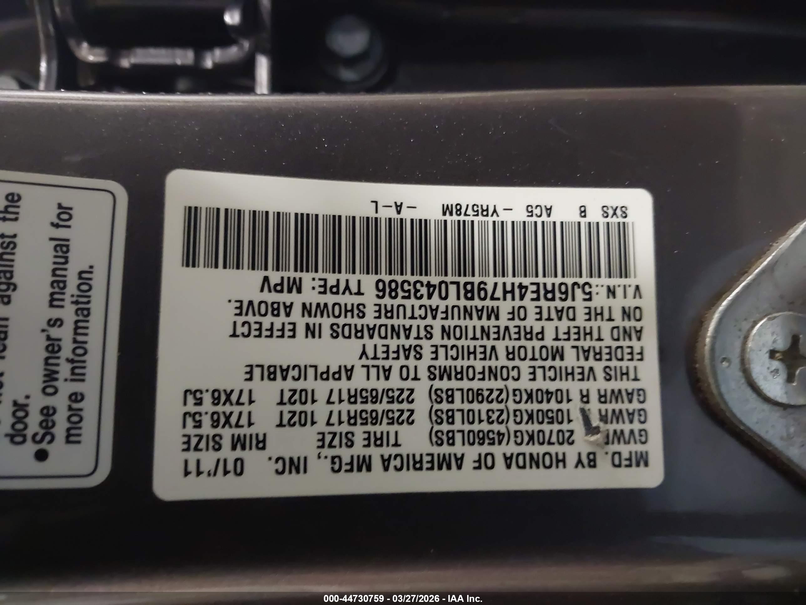 HONDA CR-V image 9
