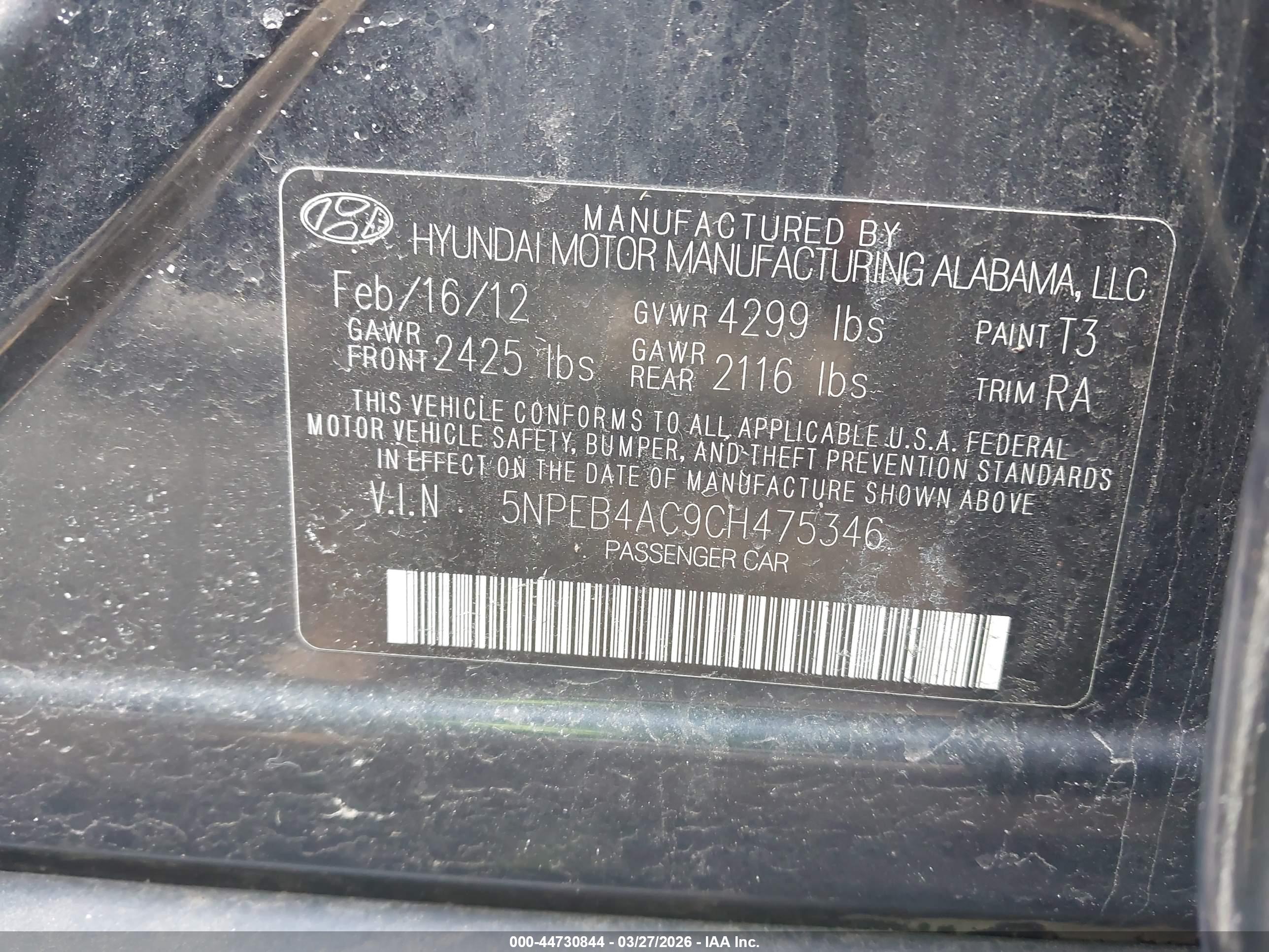 HYUNDAI SONATA image 9