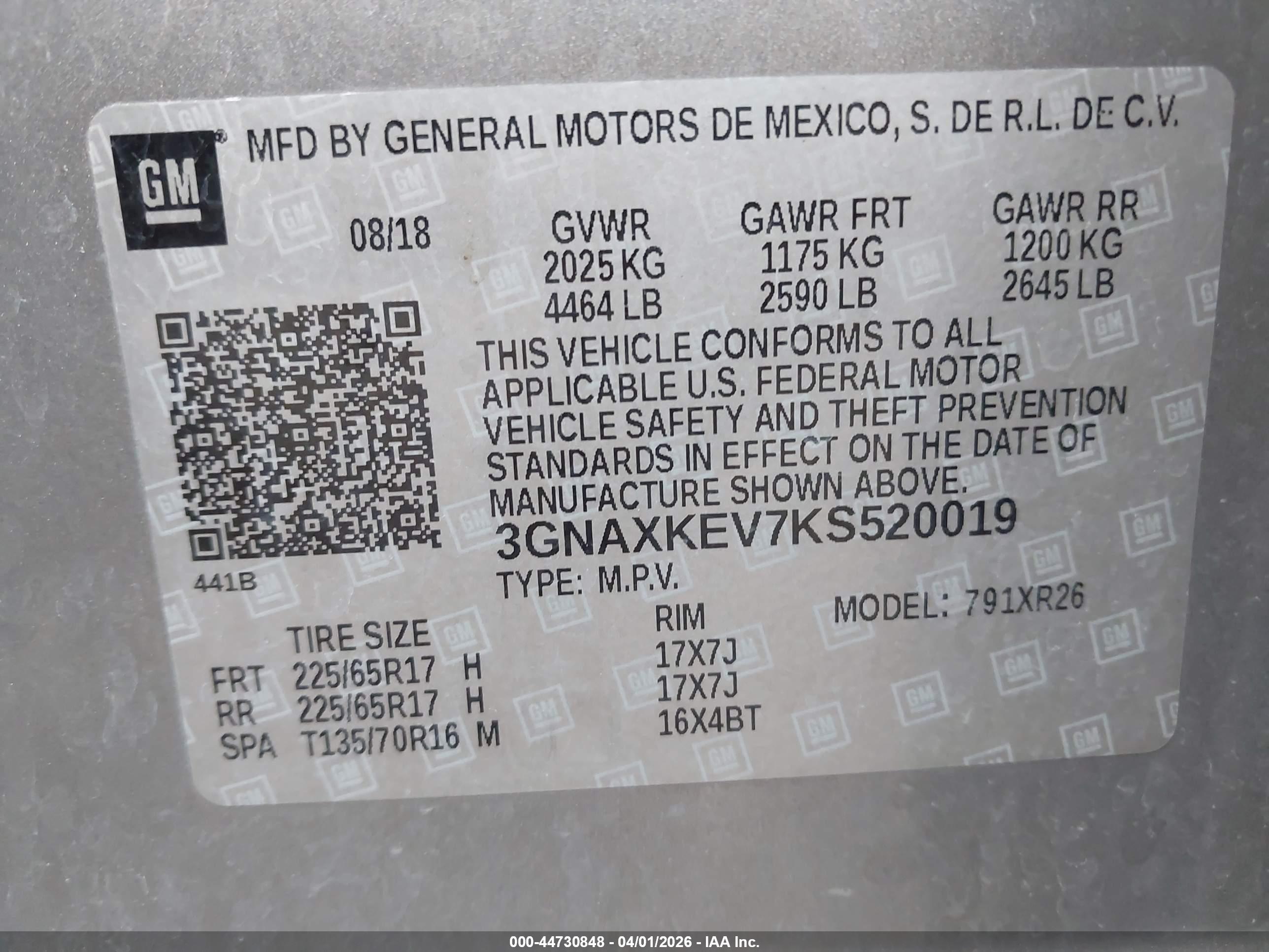 CHEVROLET EQUINOX image 9