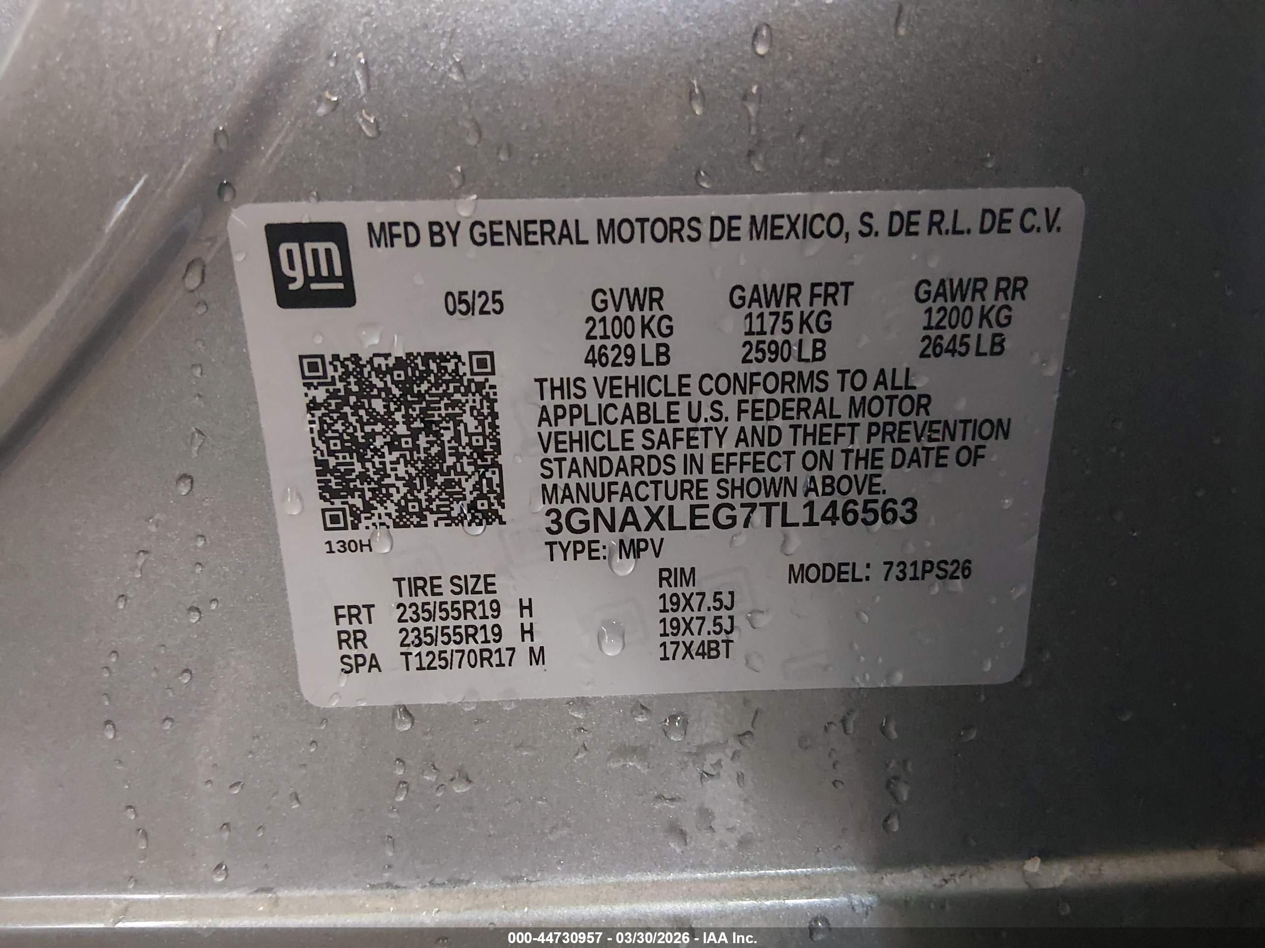 CHEVROLET EQUINOX image 9