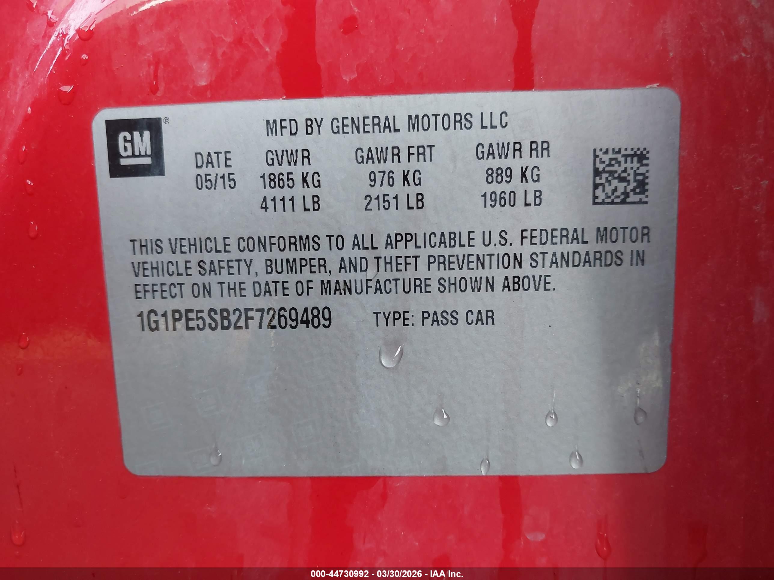 CHEVROLET CRUZE image 9