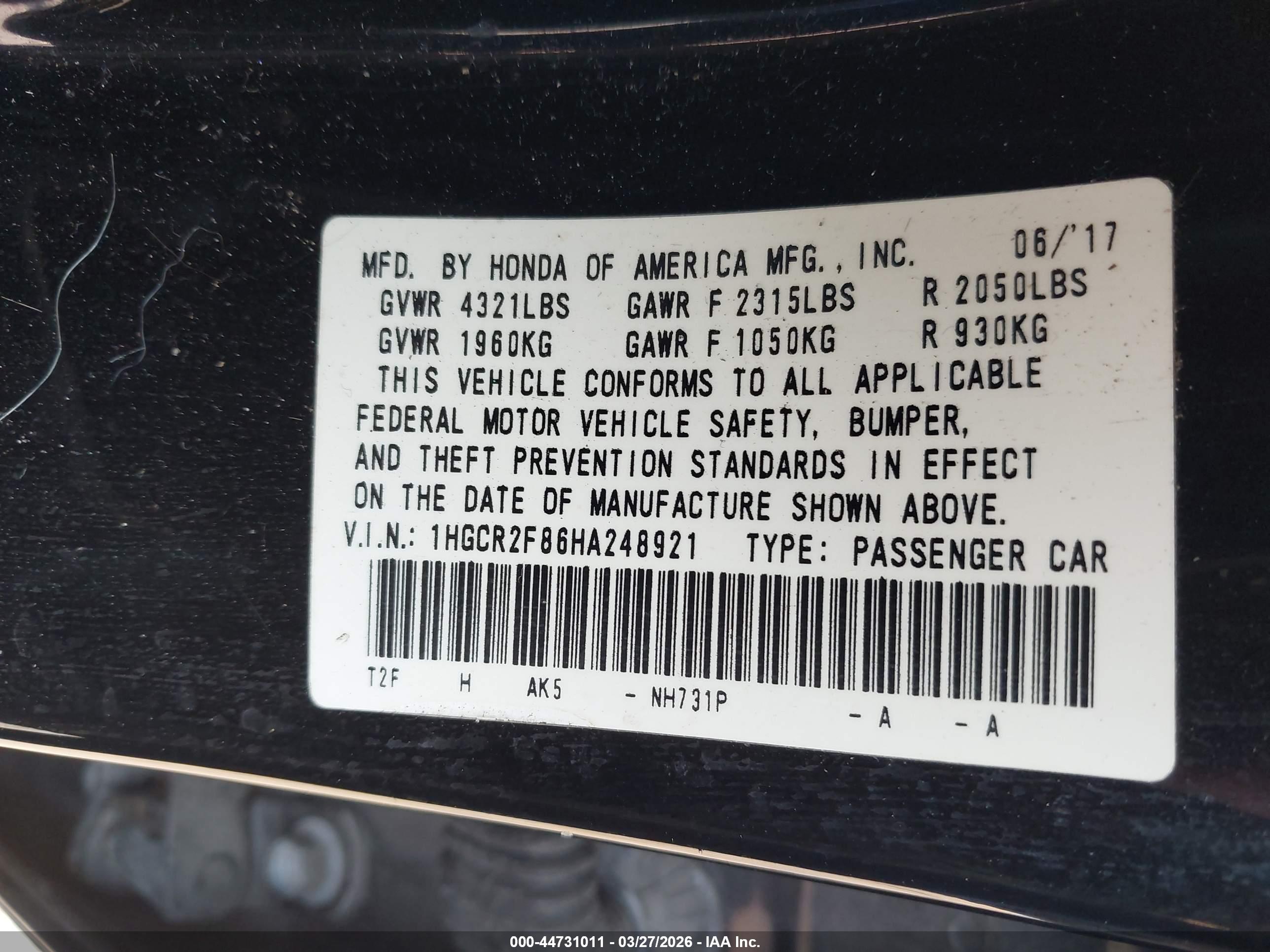 HONDA ACCORD image 9