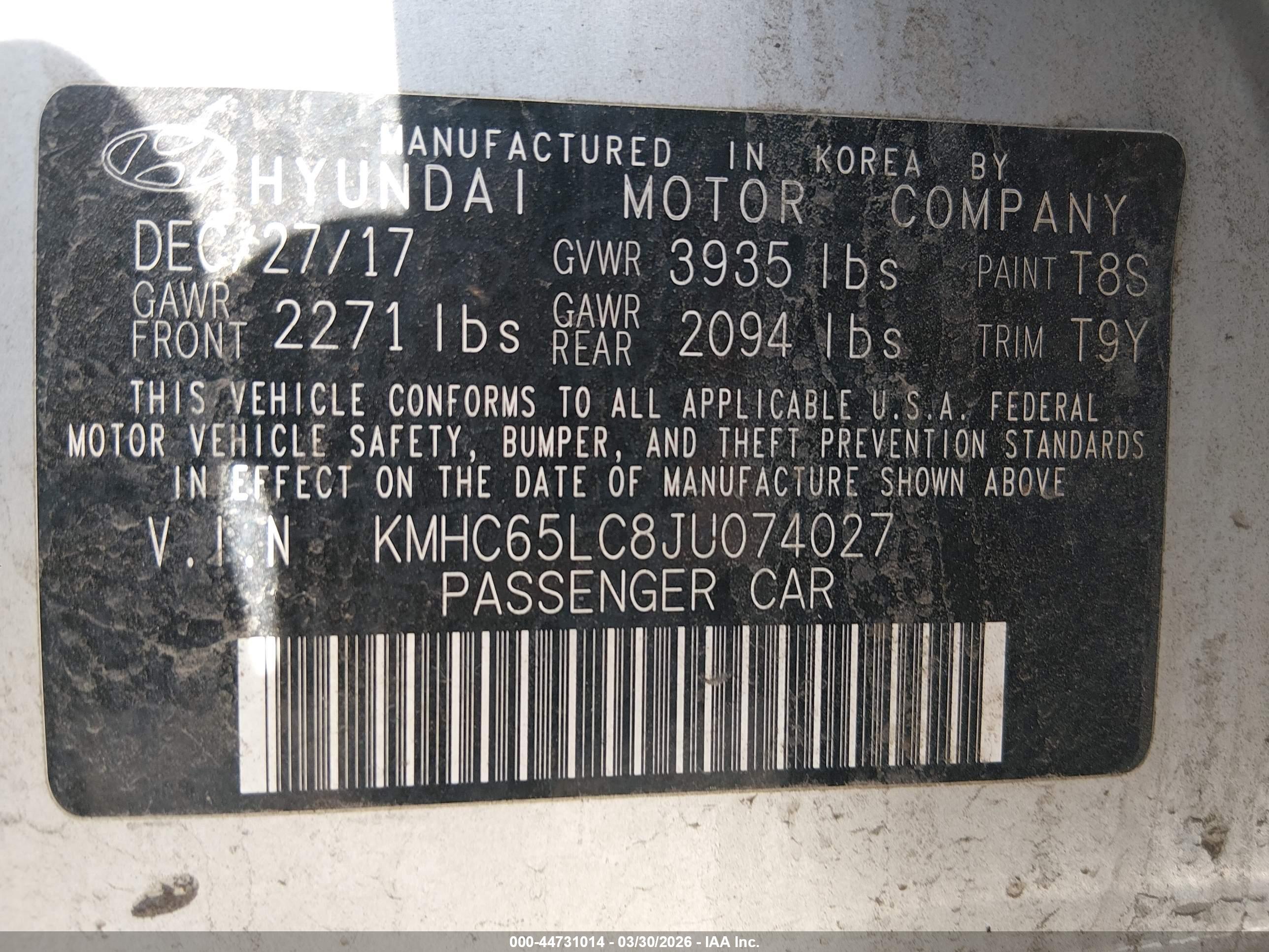 HYUNDAI IONIQ image 9