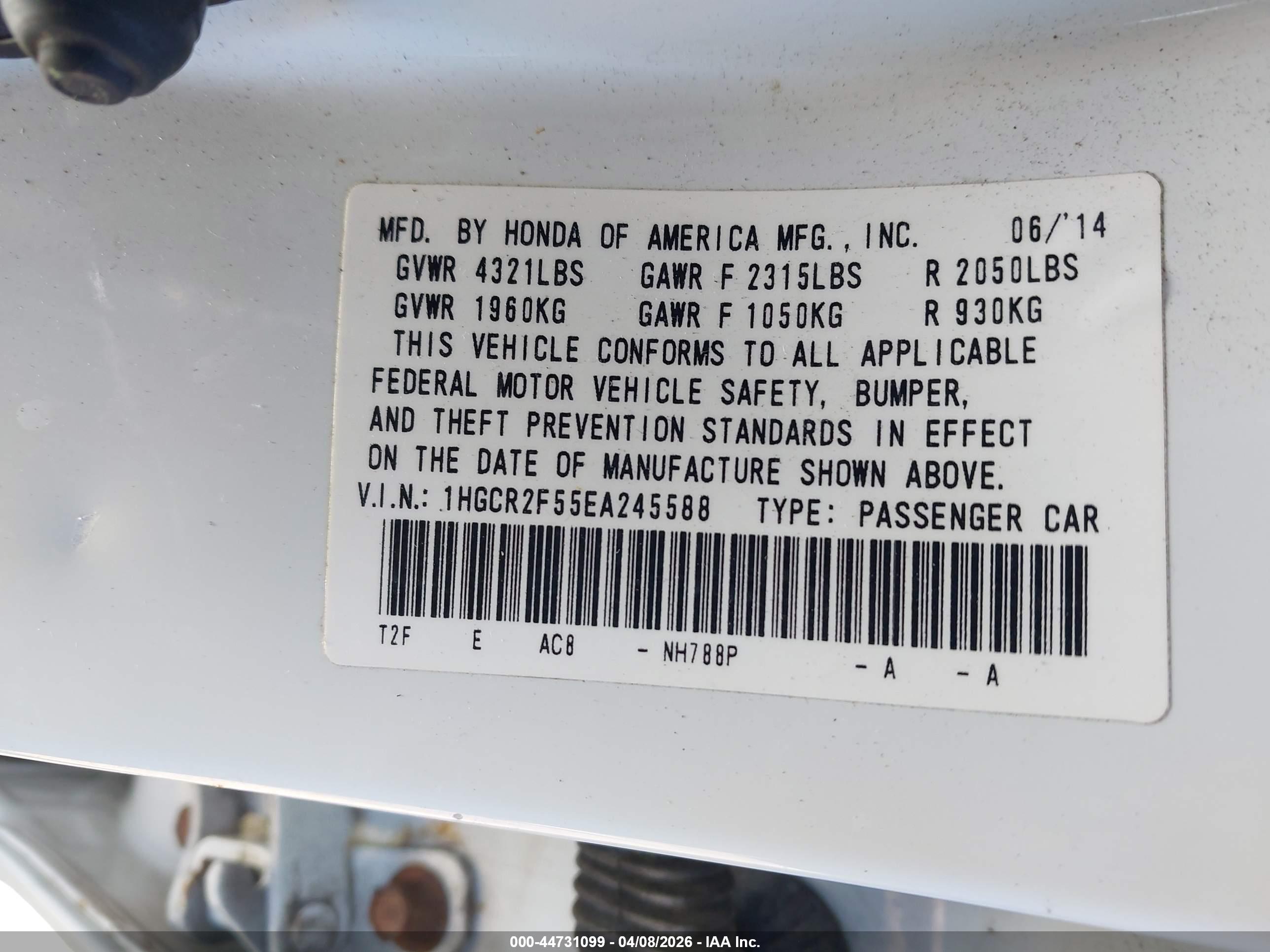 HONDA ACCORD image 9