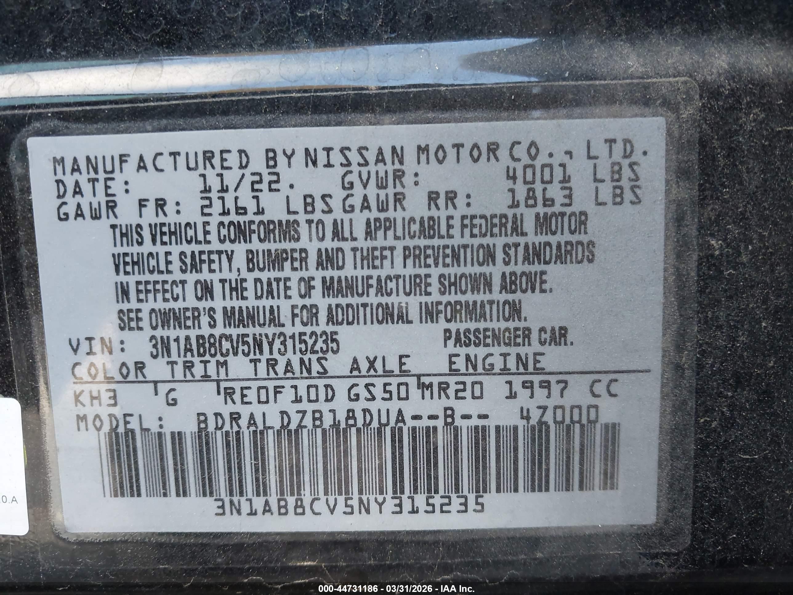 NISSAN SENTRA image 9