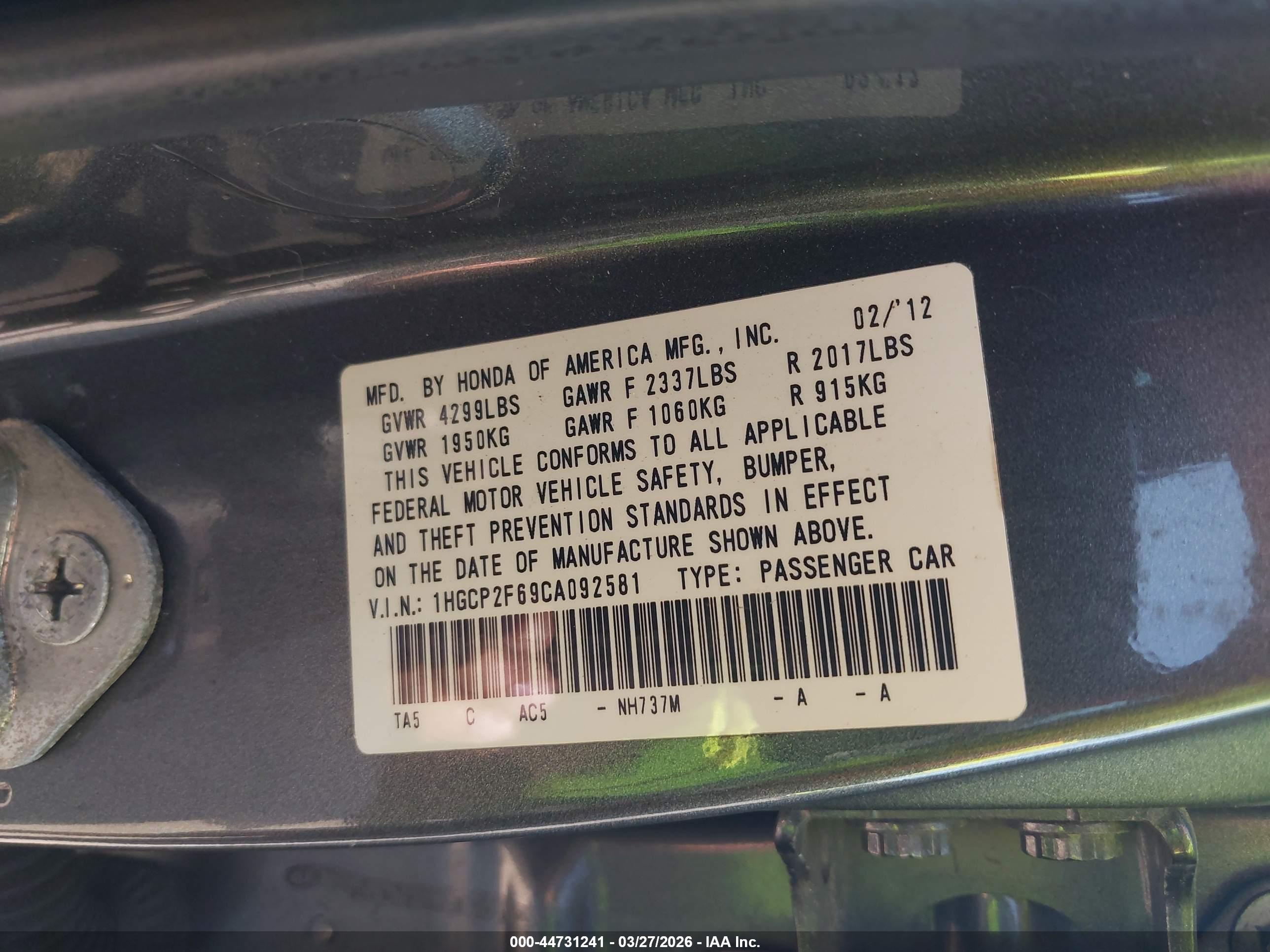 HONDA ACCORD image 9
