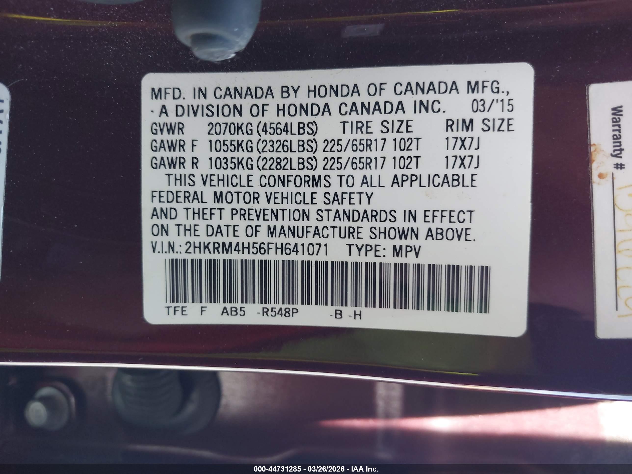 HONDA CR-V image 9