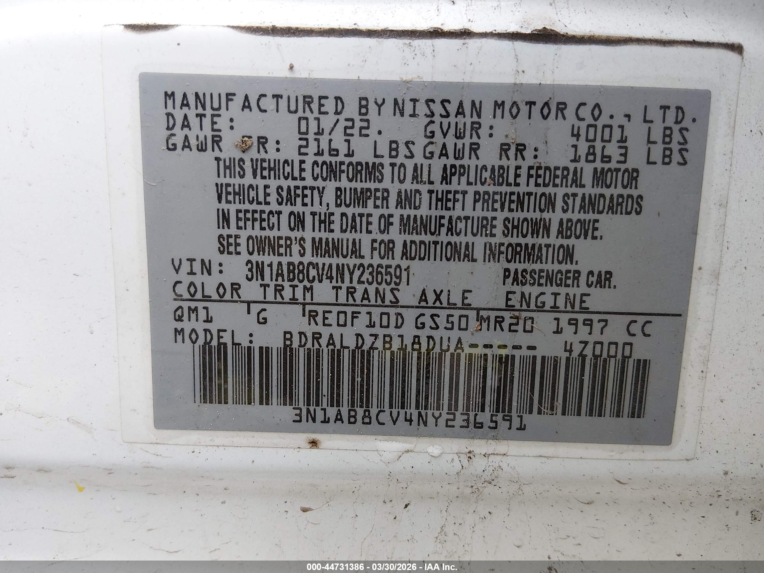 NISSAN SENTRA image 9