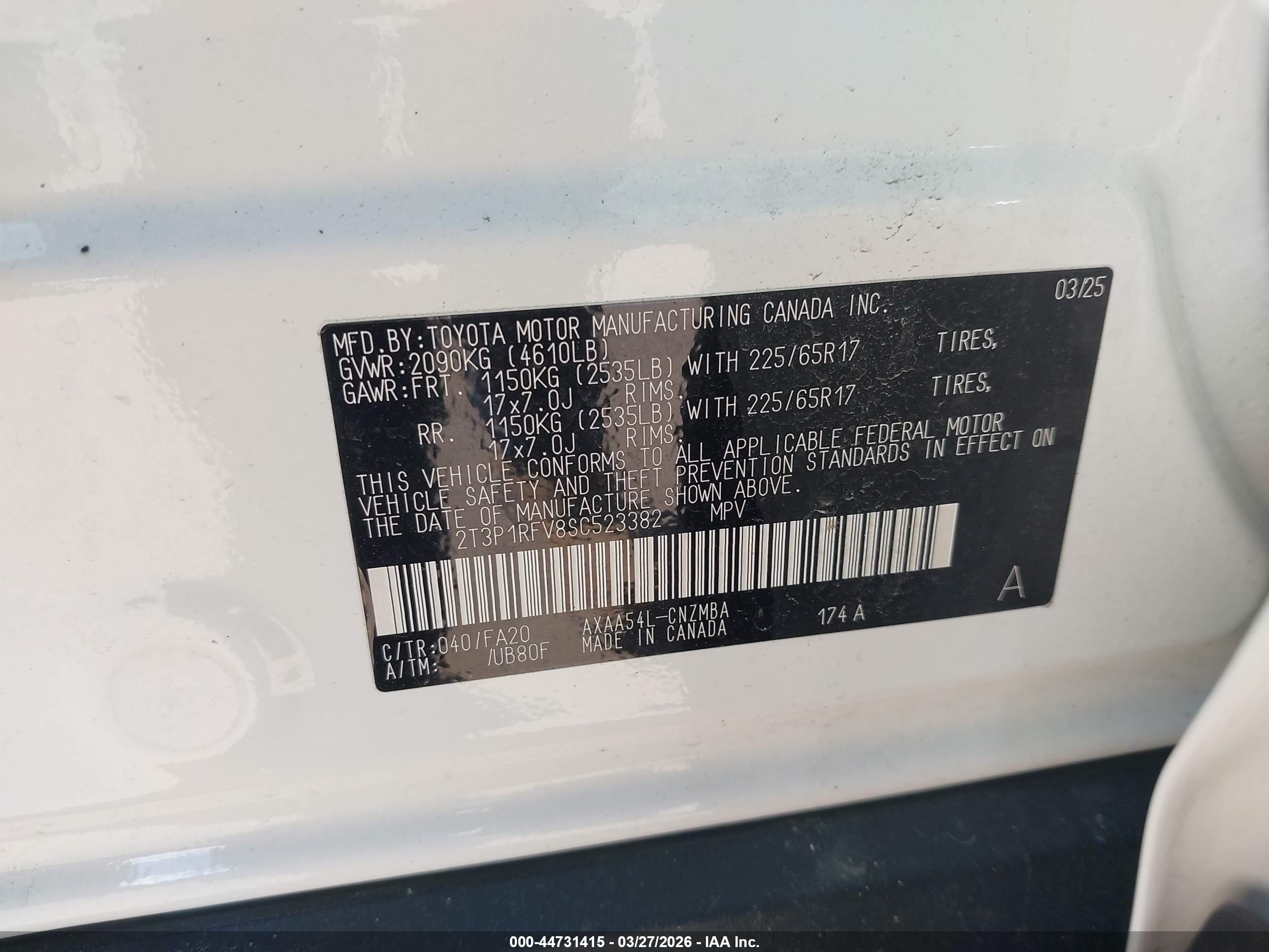 TOYOTA RAV4 image 9