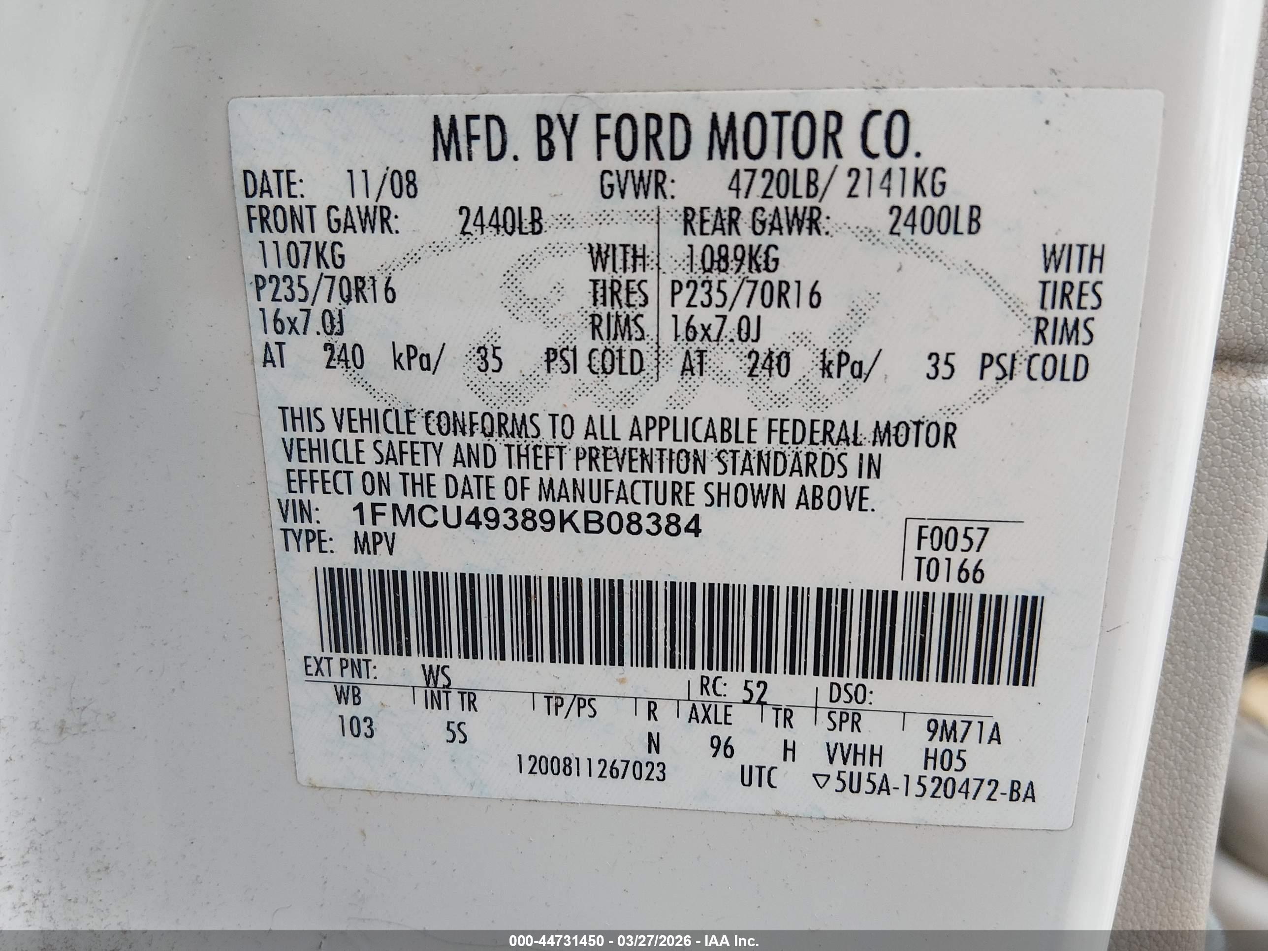 FORD ESCAPE image 9