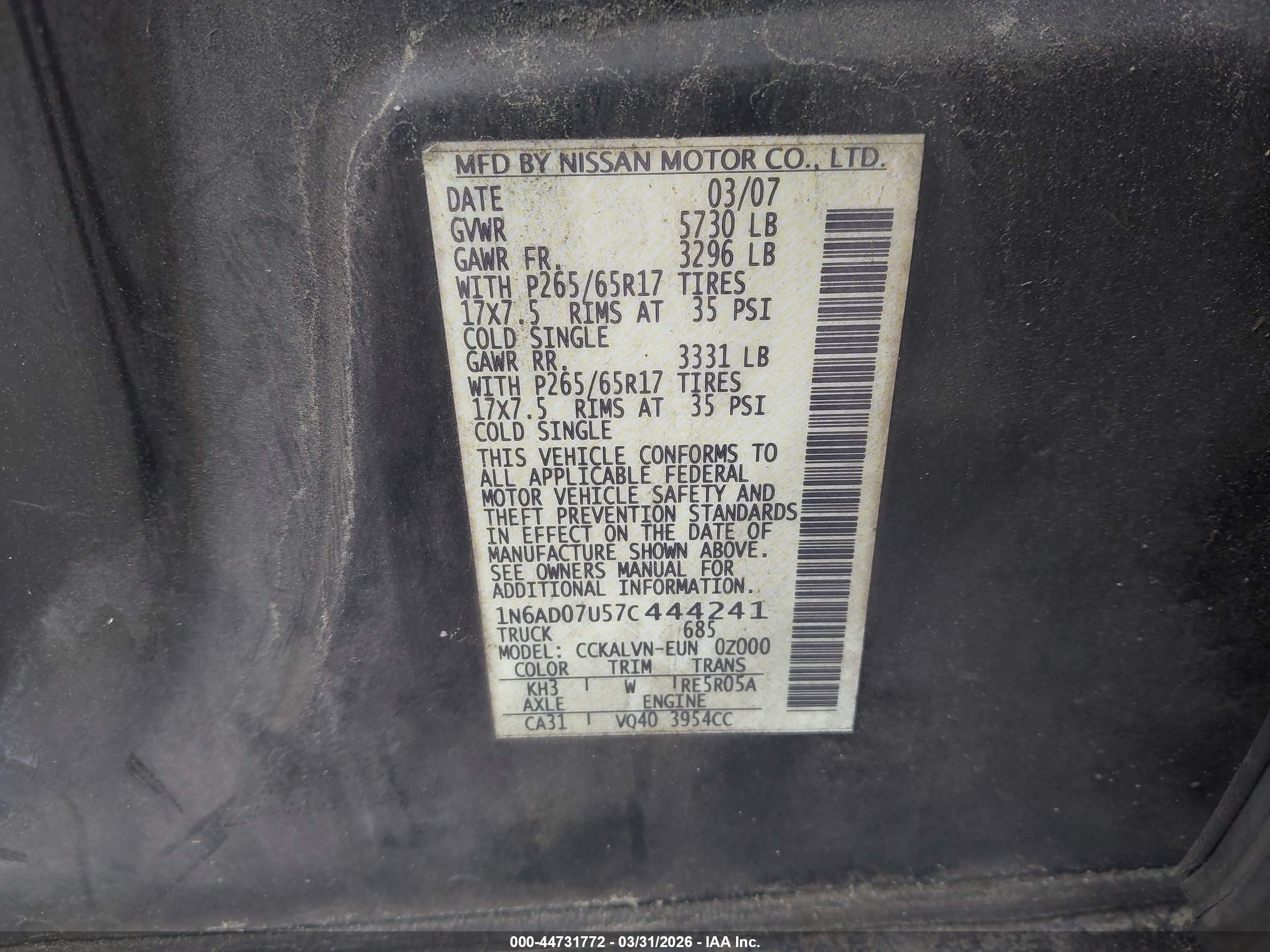 NISSAN FRONTIER image 9