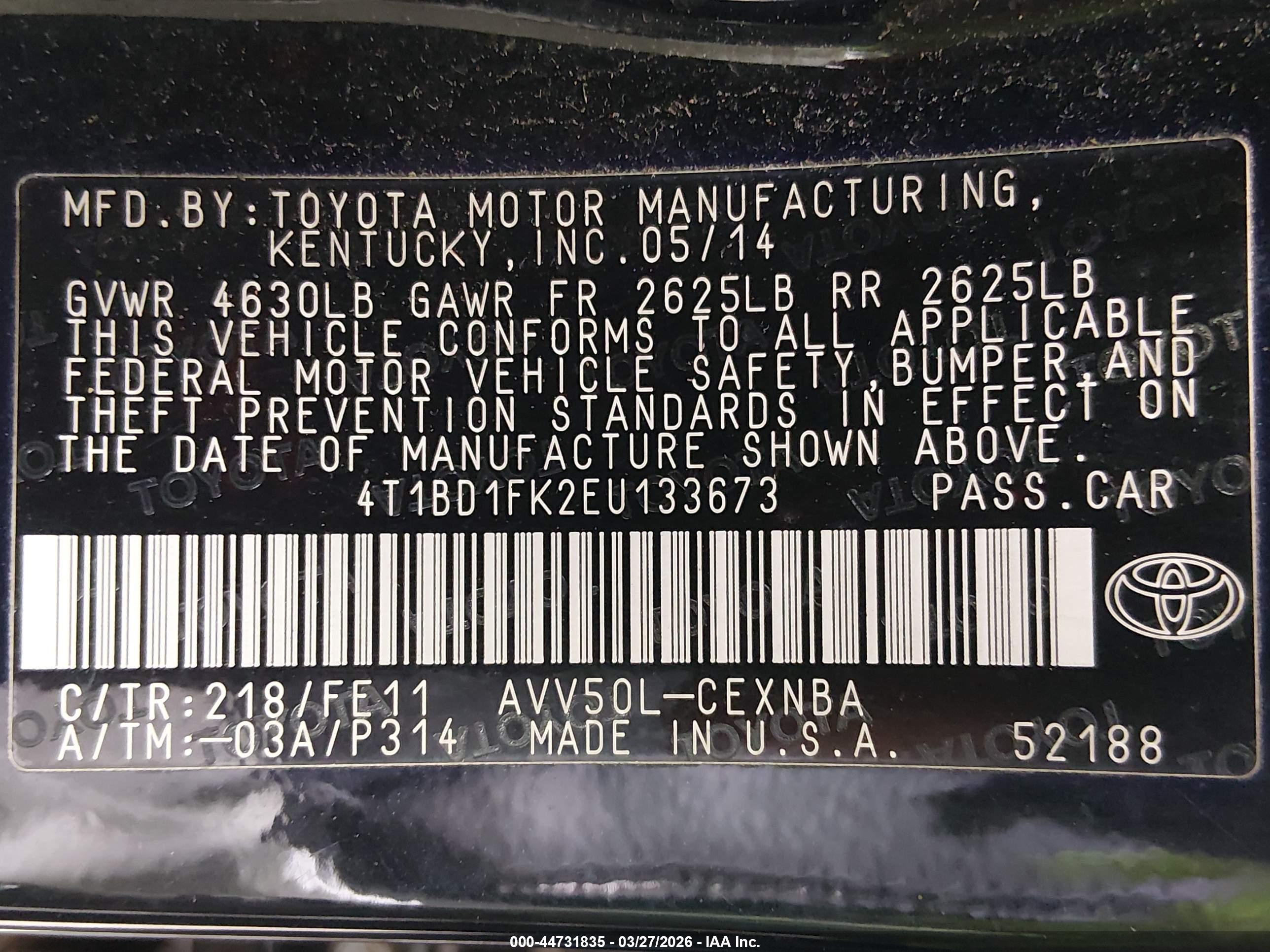 TOYOTA CAMRY image 9