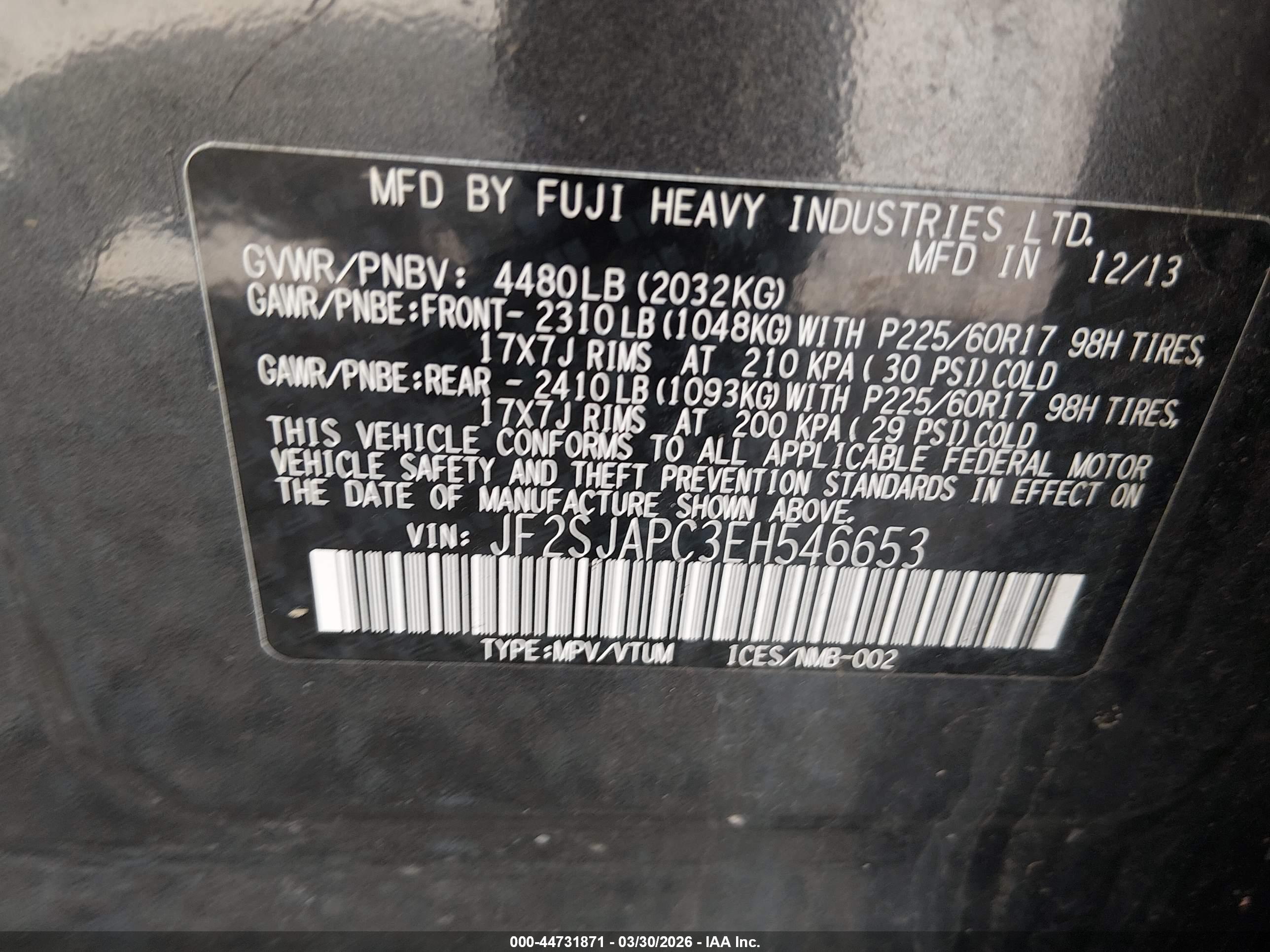 SUBARU FORESTER image 9