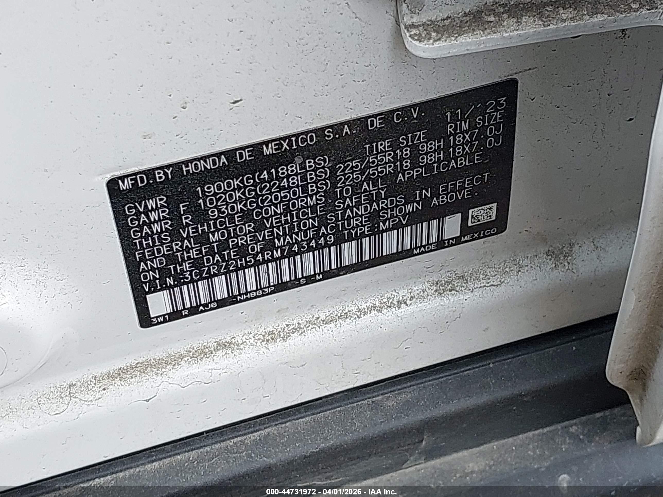 HONDA HR-V image 9