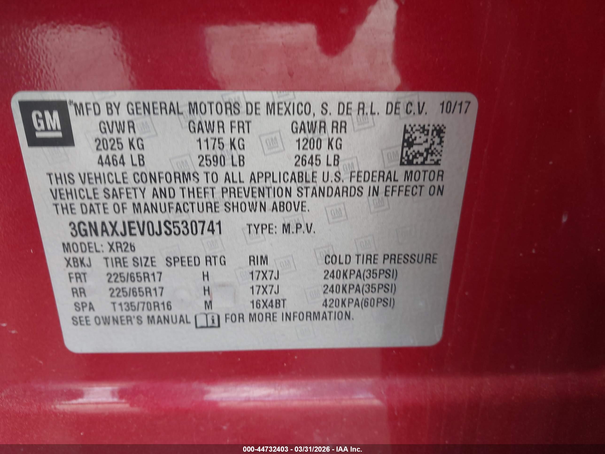 CHEVROLET EQUINOX image 9
