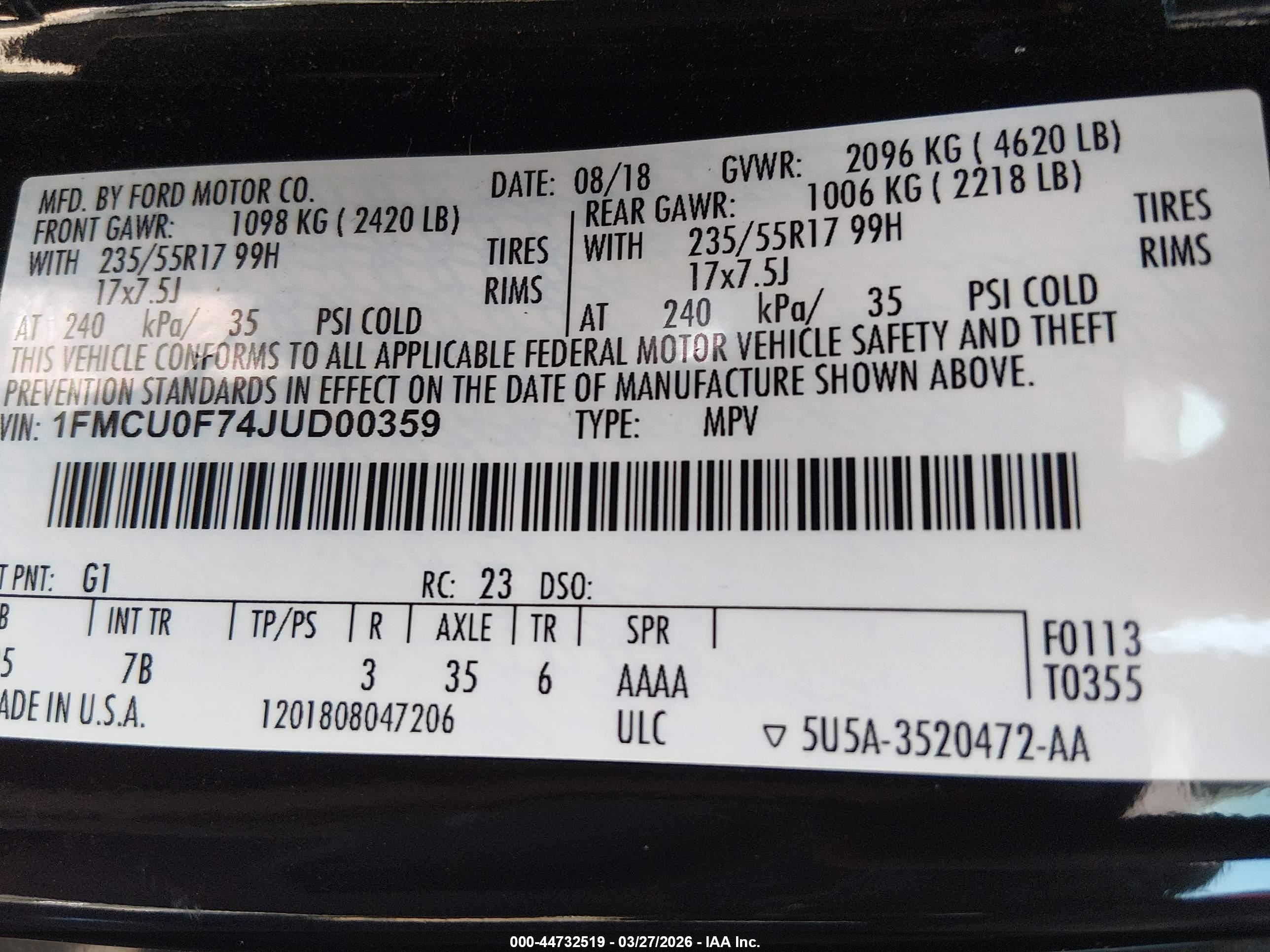 FORD ESCAPE image 9