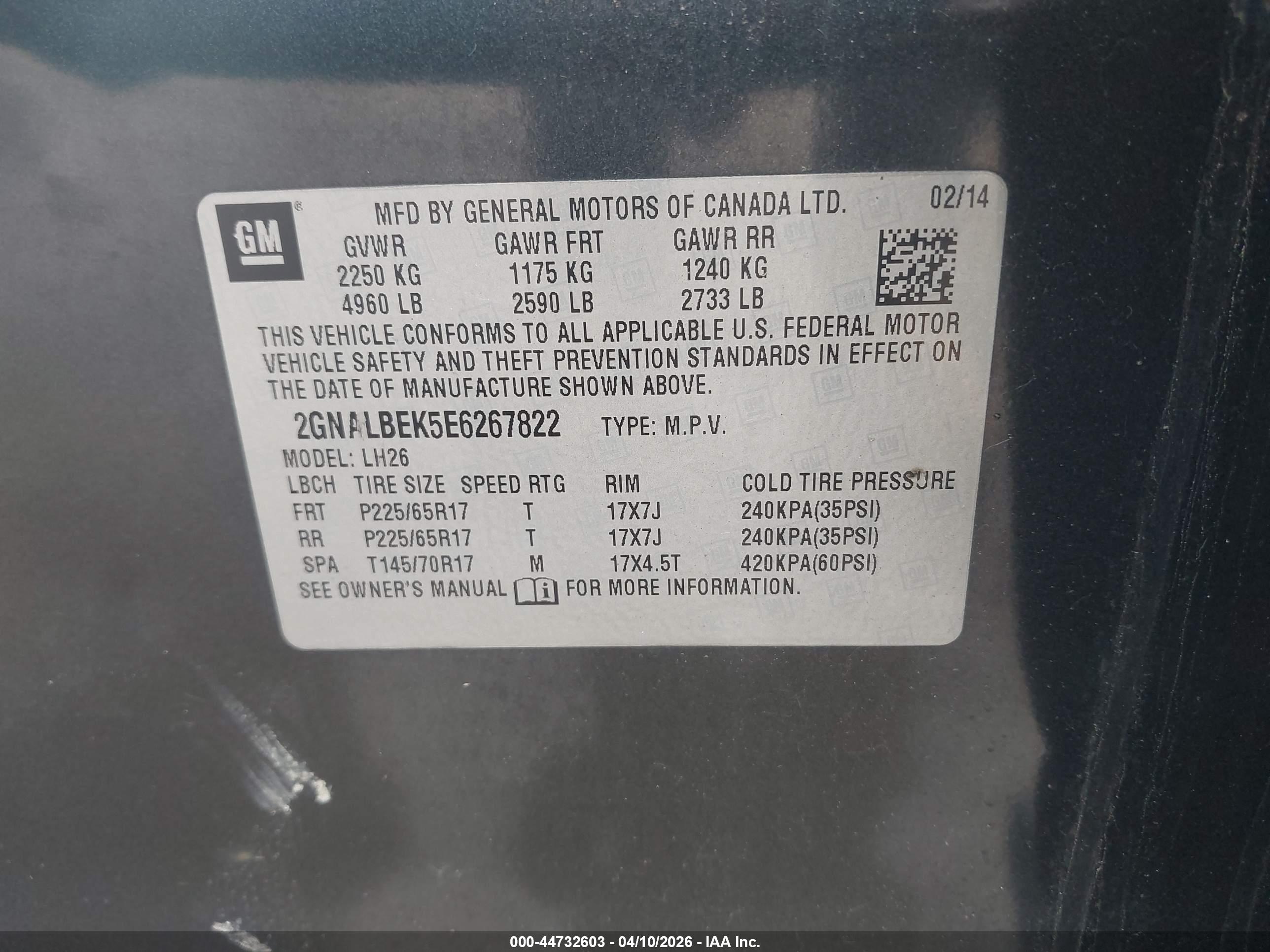 CHEVROLET EQUINOX image 9