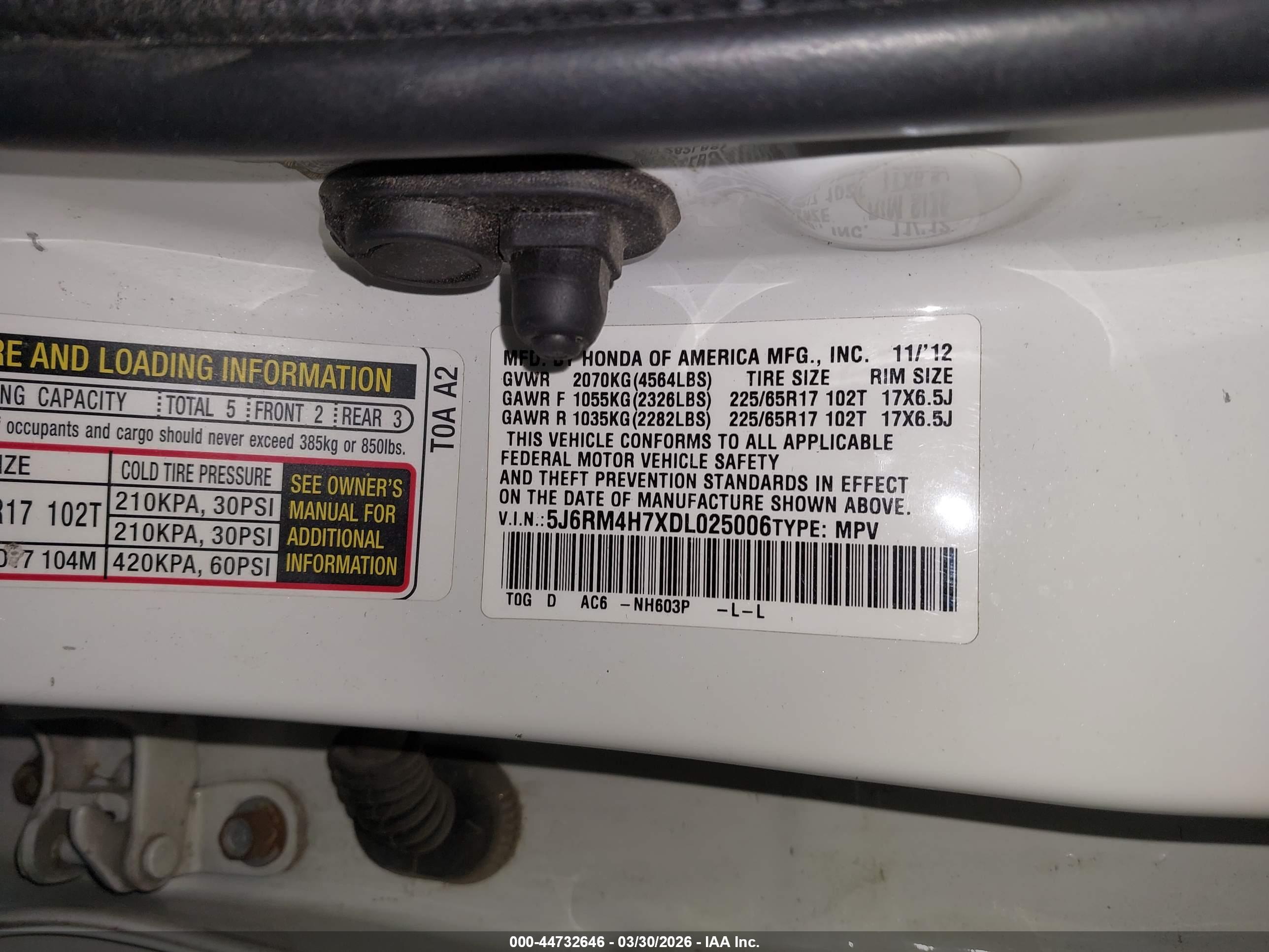 HONDA CR-V image 9