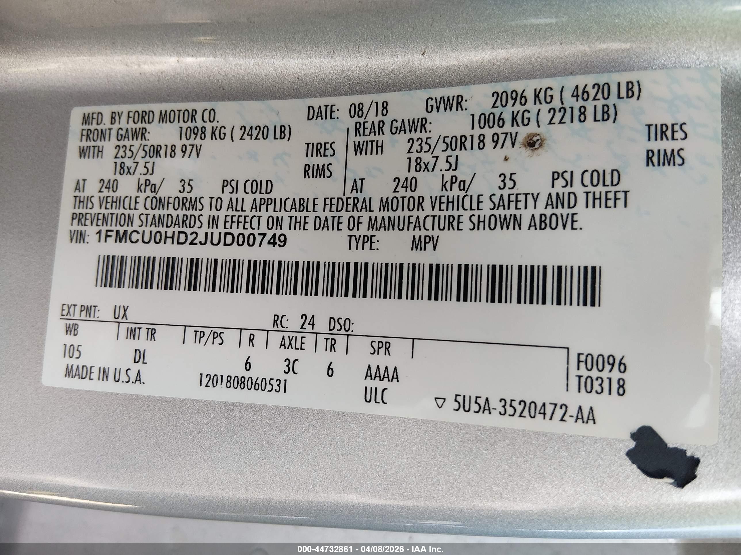 FORD ESCAPE image 9