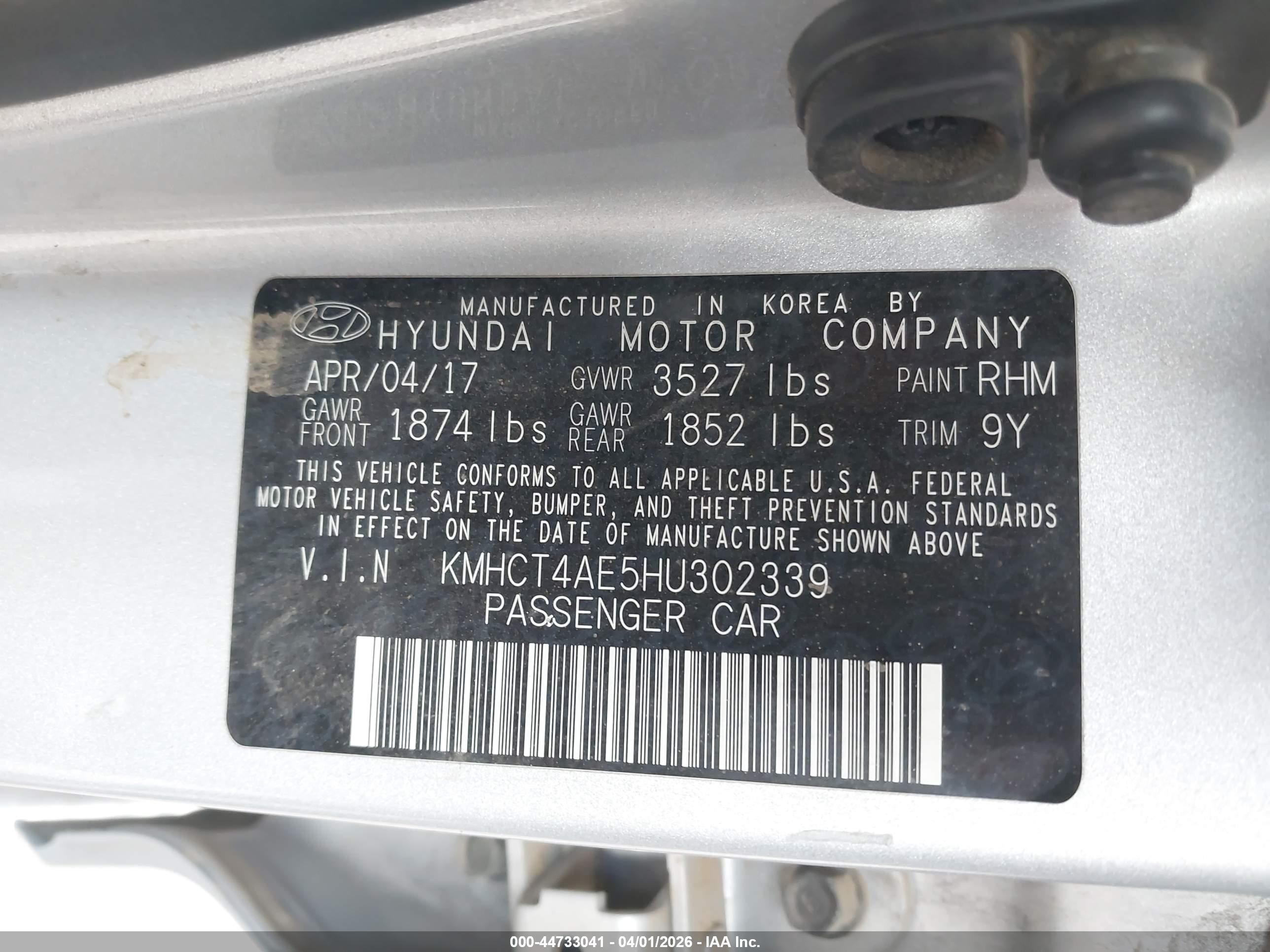 HYUNDAI ACCENT image 9