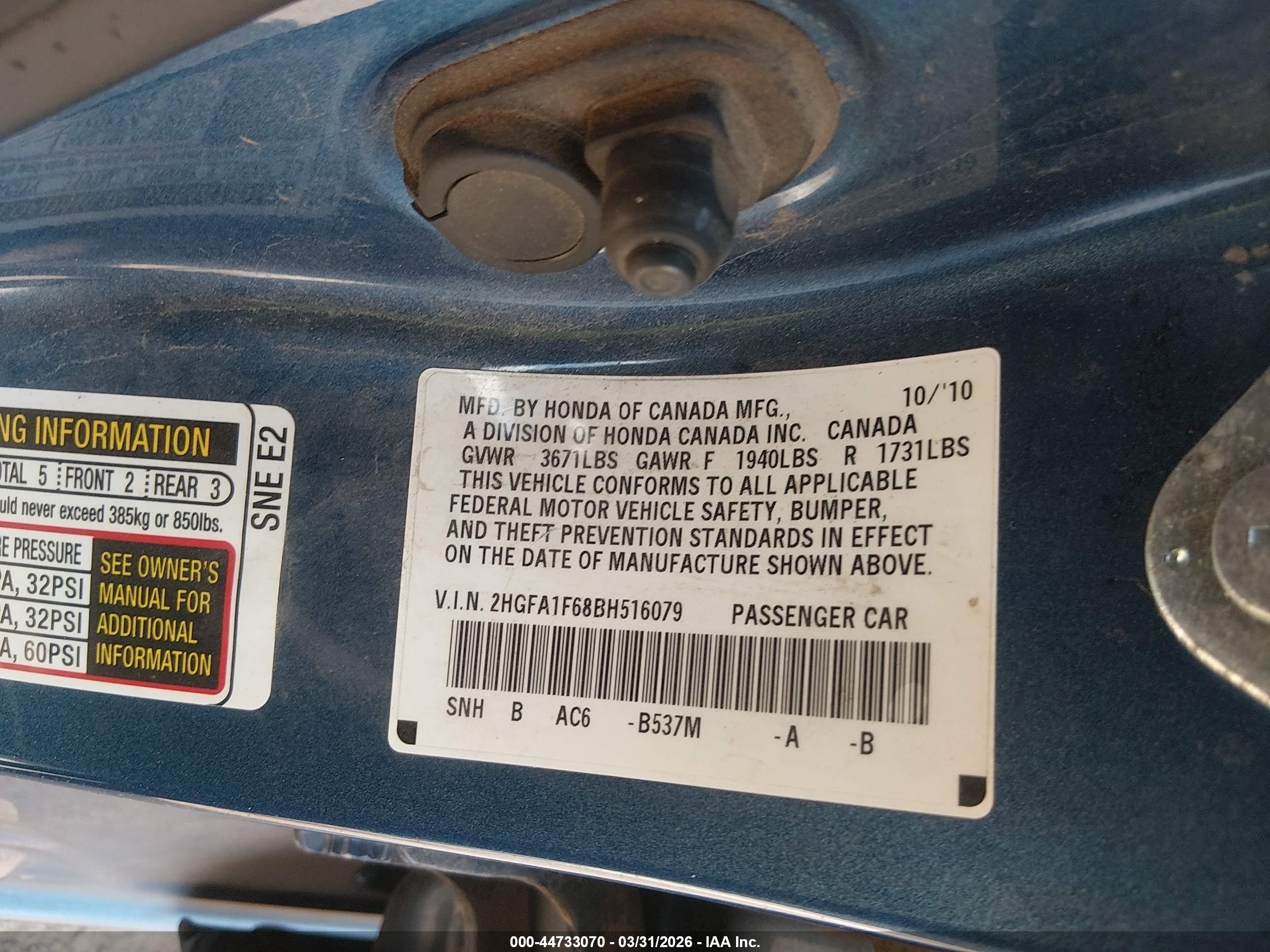 HONDA CIVIC image 9