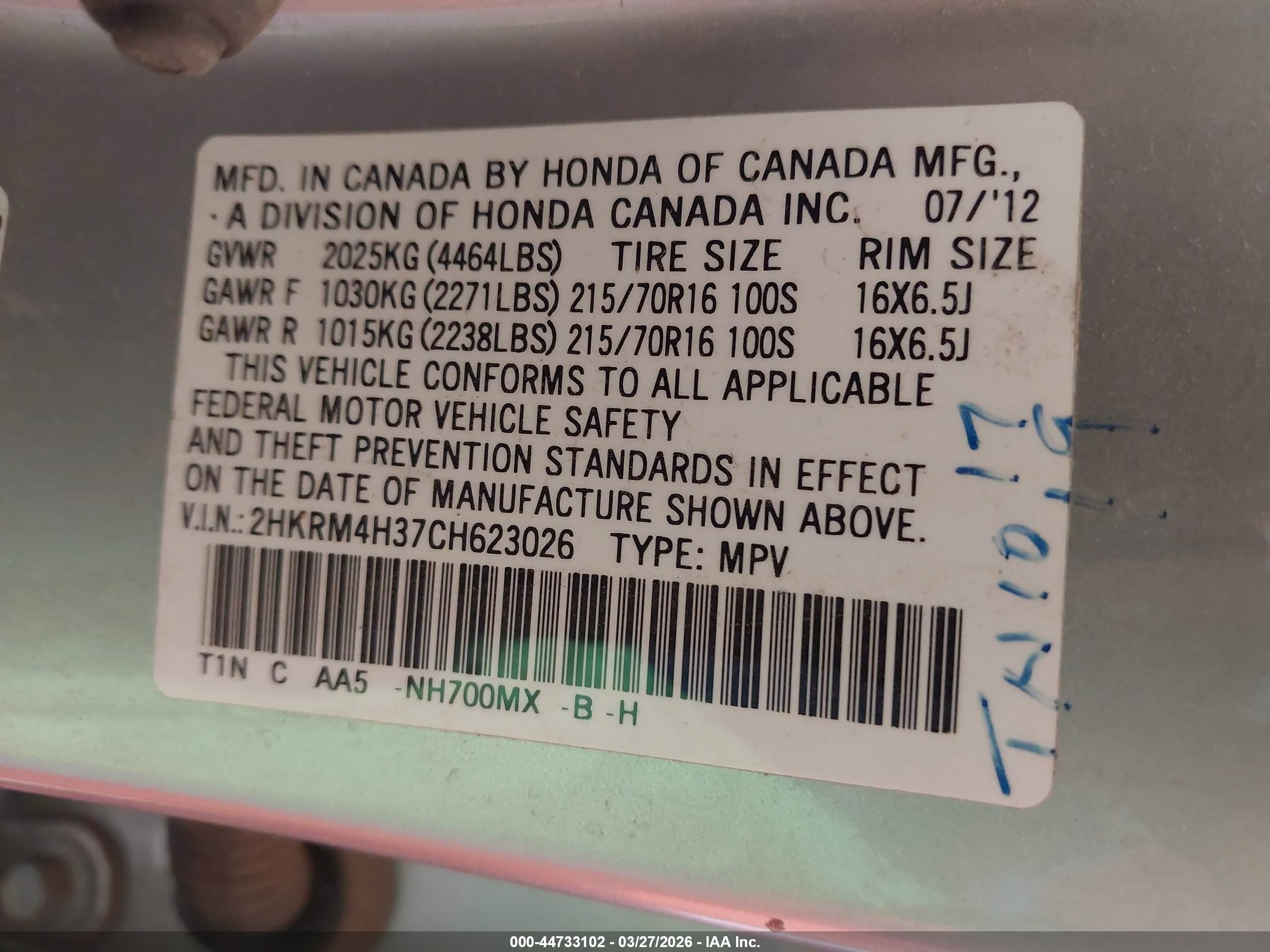 HONDA CR-V image 9