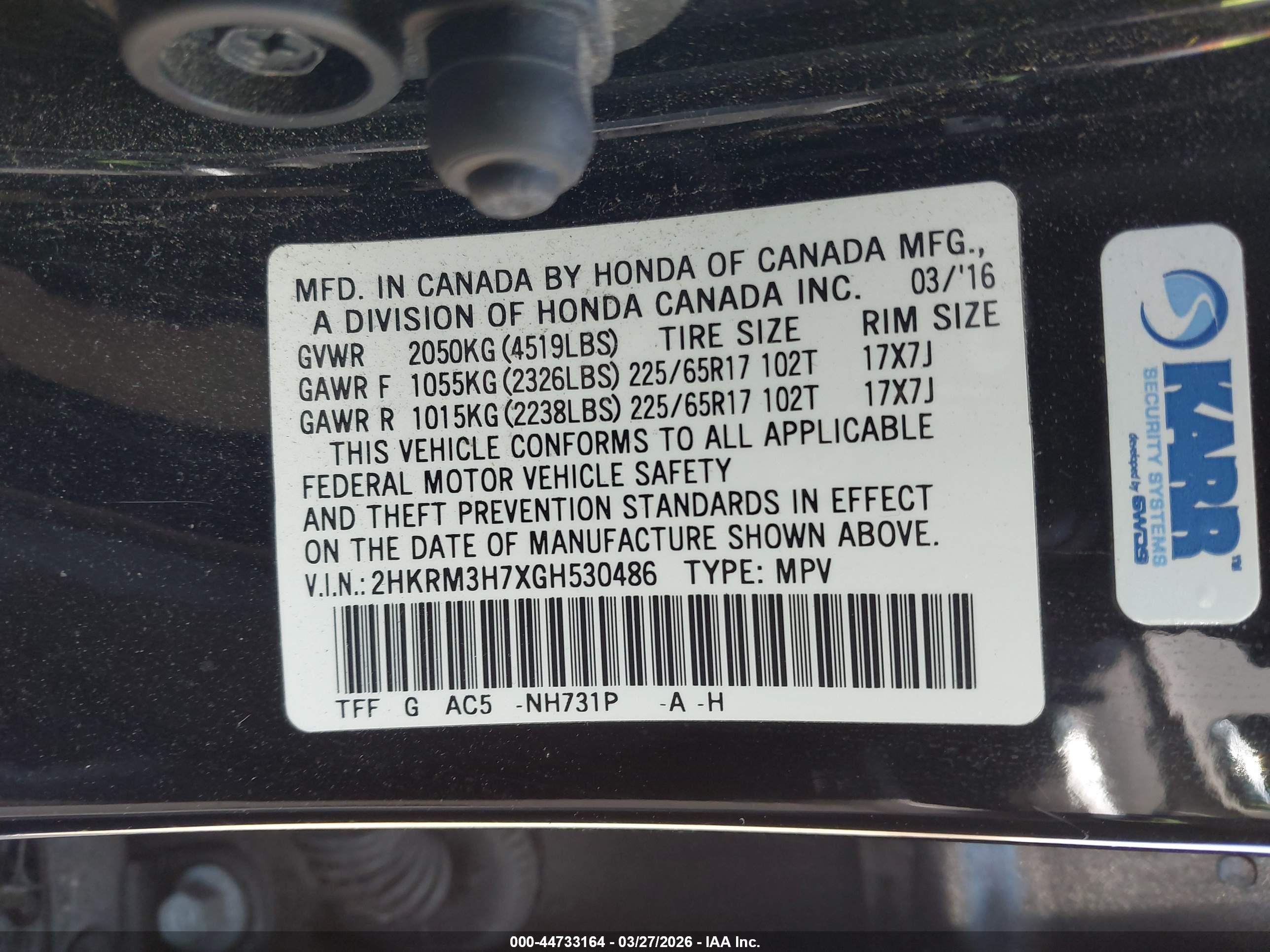 HONDA CR-V image 9