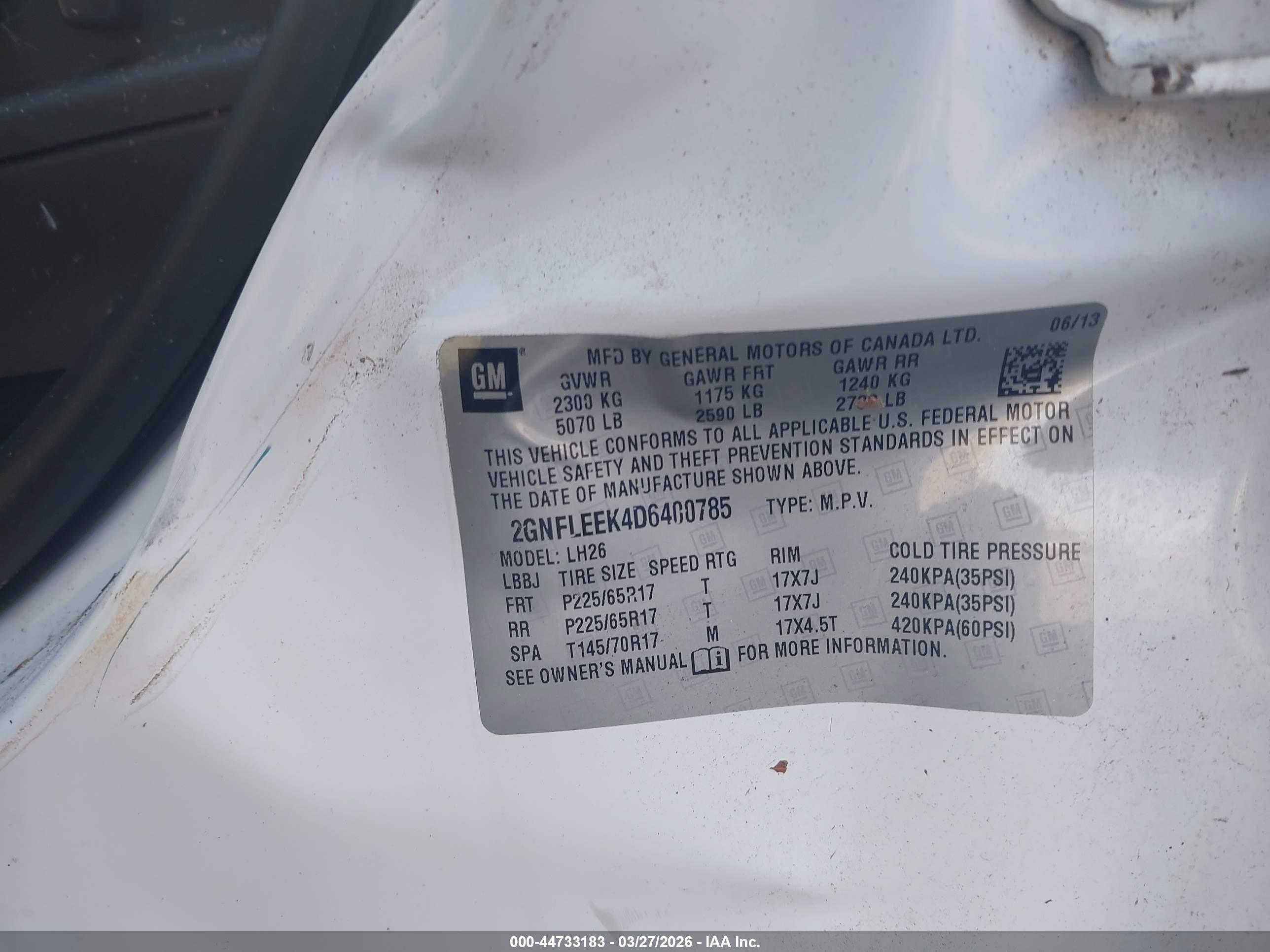 CHEVROLET EQUINOX image 9